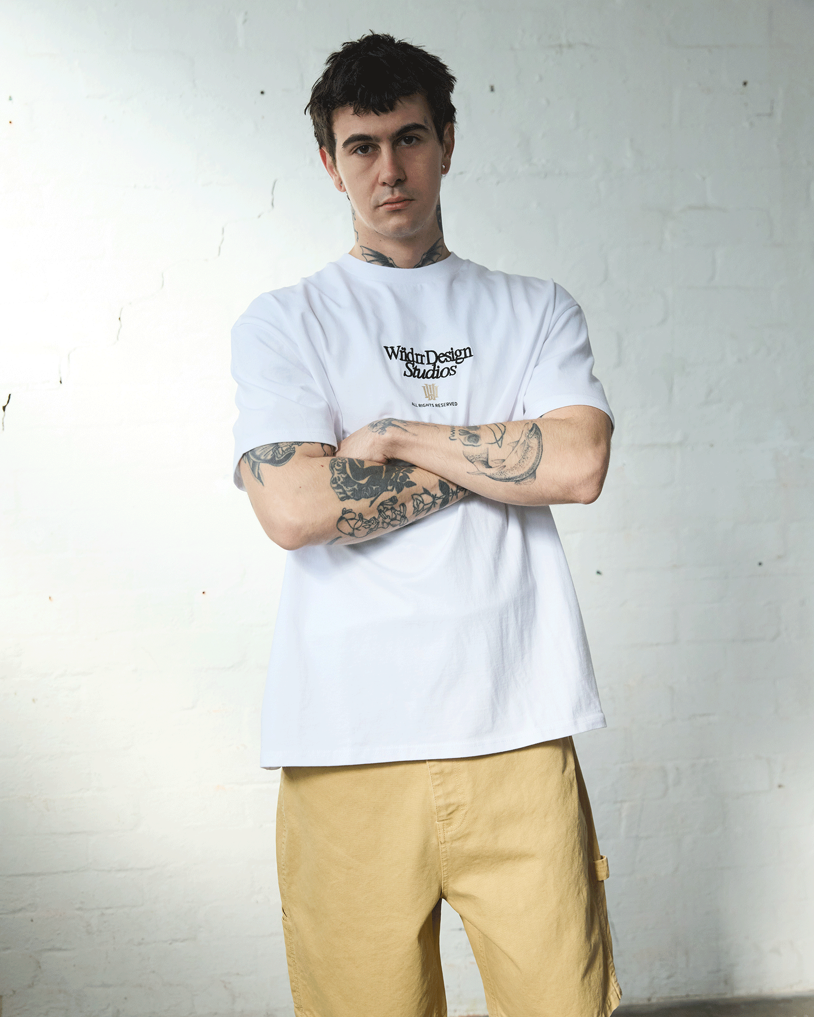 ATELIER BOX FIT TEE - WHITE