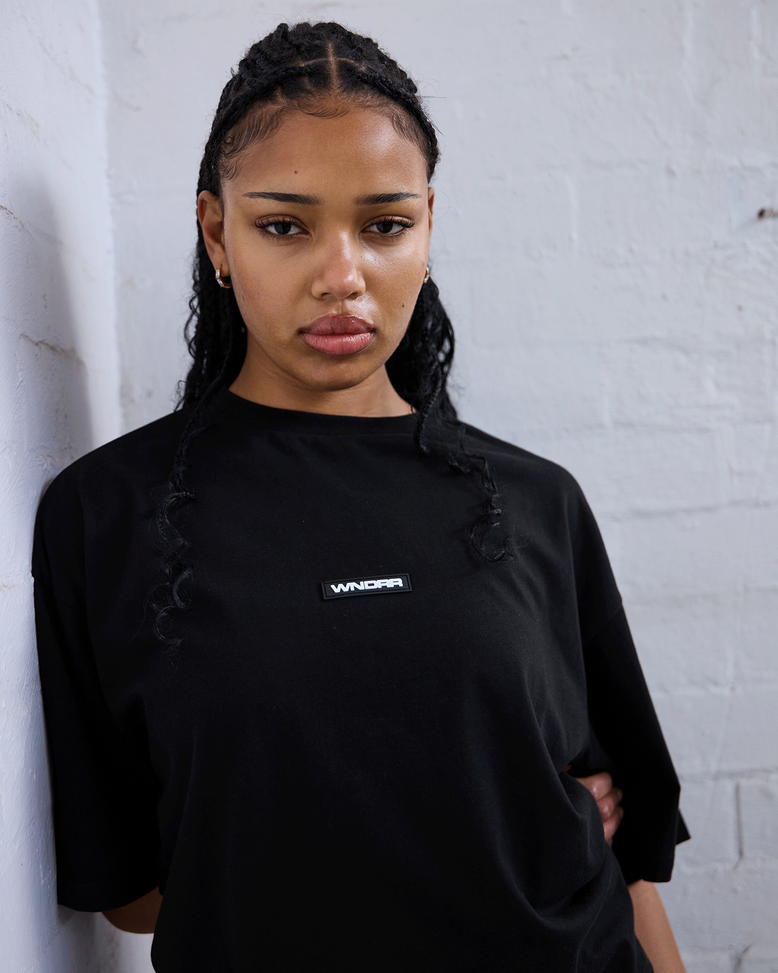 PATRON CROPPED FIT TEE - BLACK