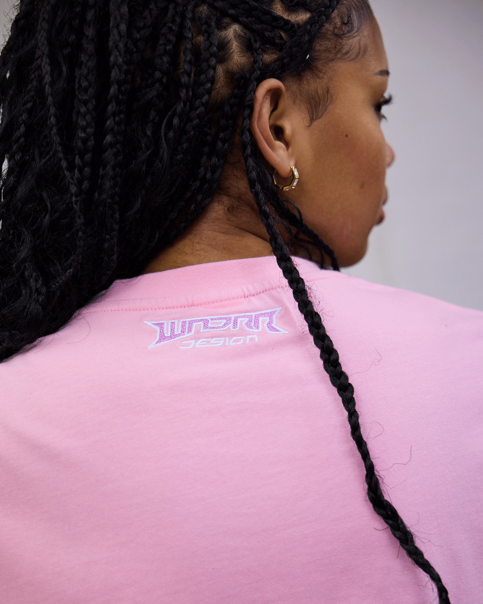 PULSE CROPPED FIT TEE - PINK