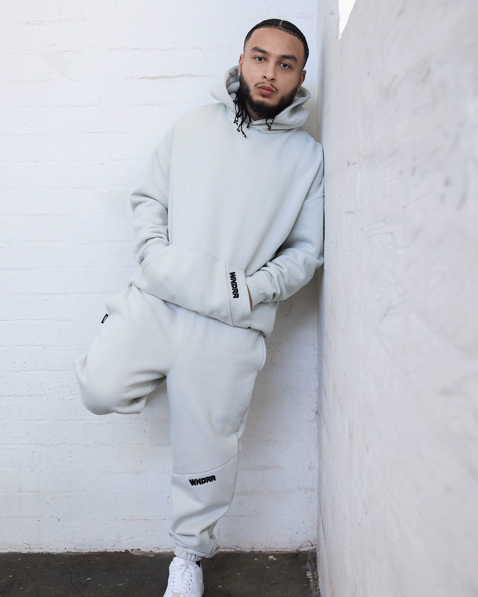 HALO HOOD SWEAT - OYSTER