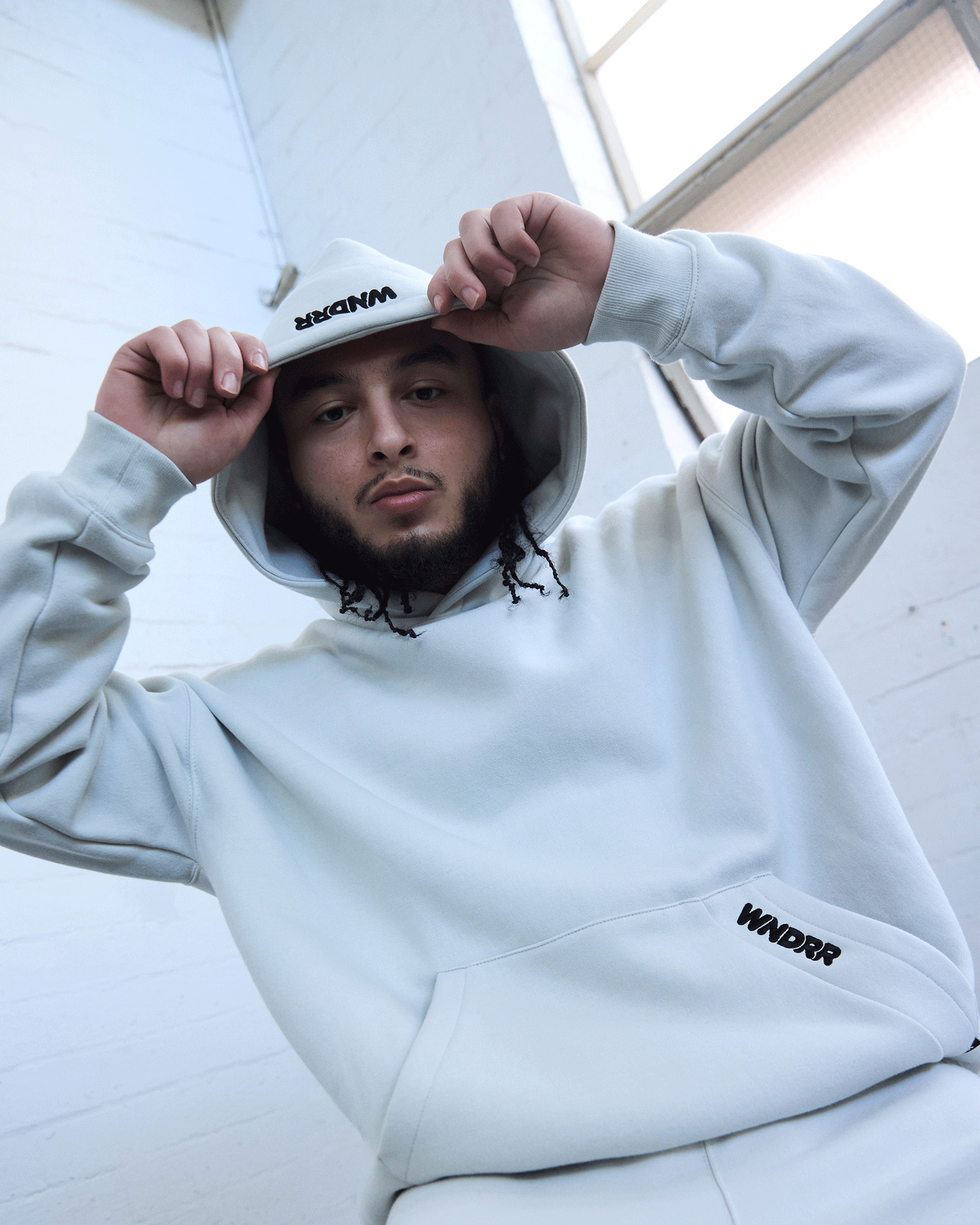 HALO HOOD SWEAT - OYSTER