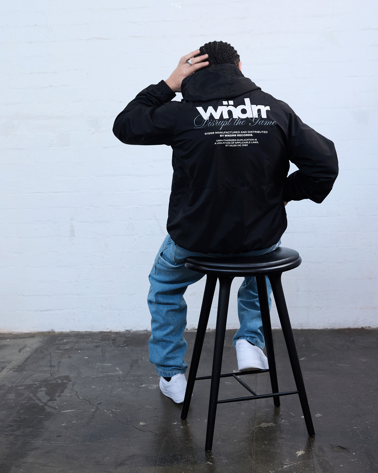DISRUPT SPRAY JACKET - BLACK
