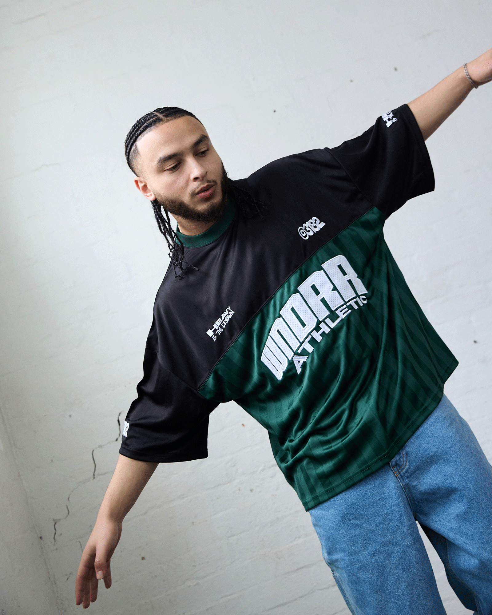 SHIFT QUARTERBACK JERSEY - BLACK/GREEN
