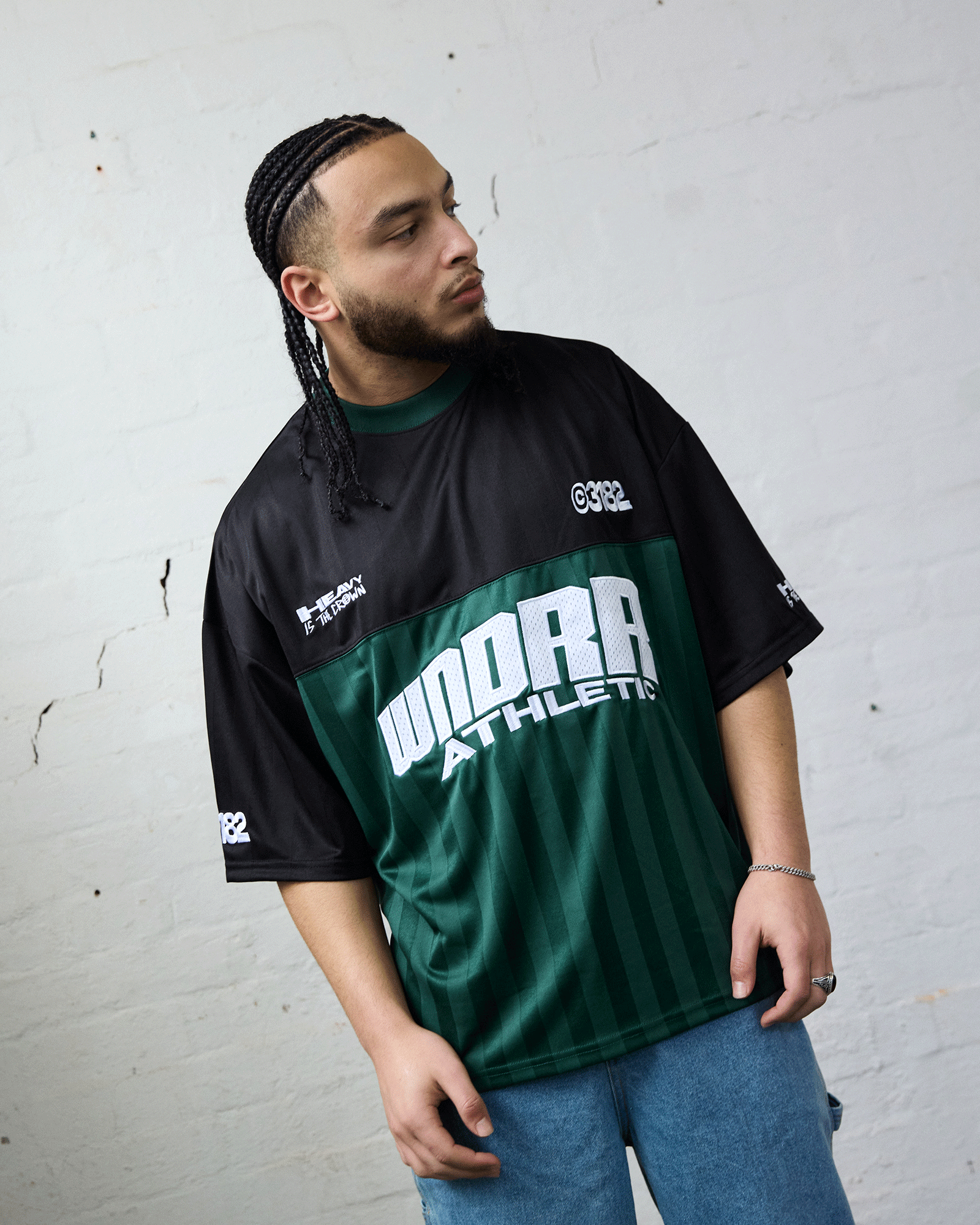 SHIFT QUARTERBACK JERSEY - BLACK/GREEN
