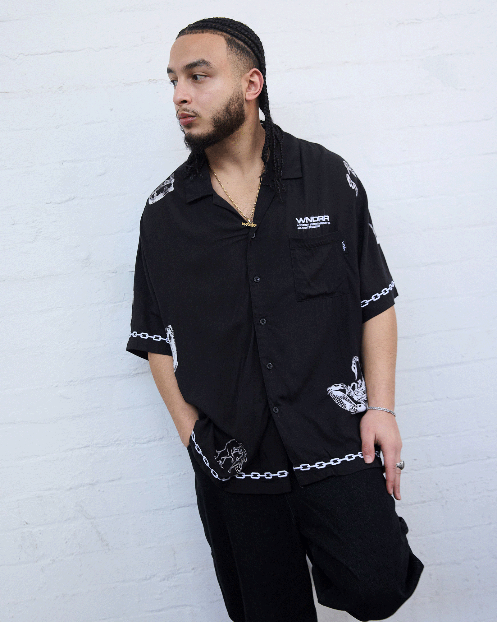 SYNDICATE S/S SHIRT - BLACK