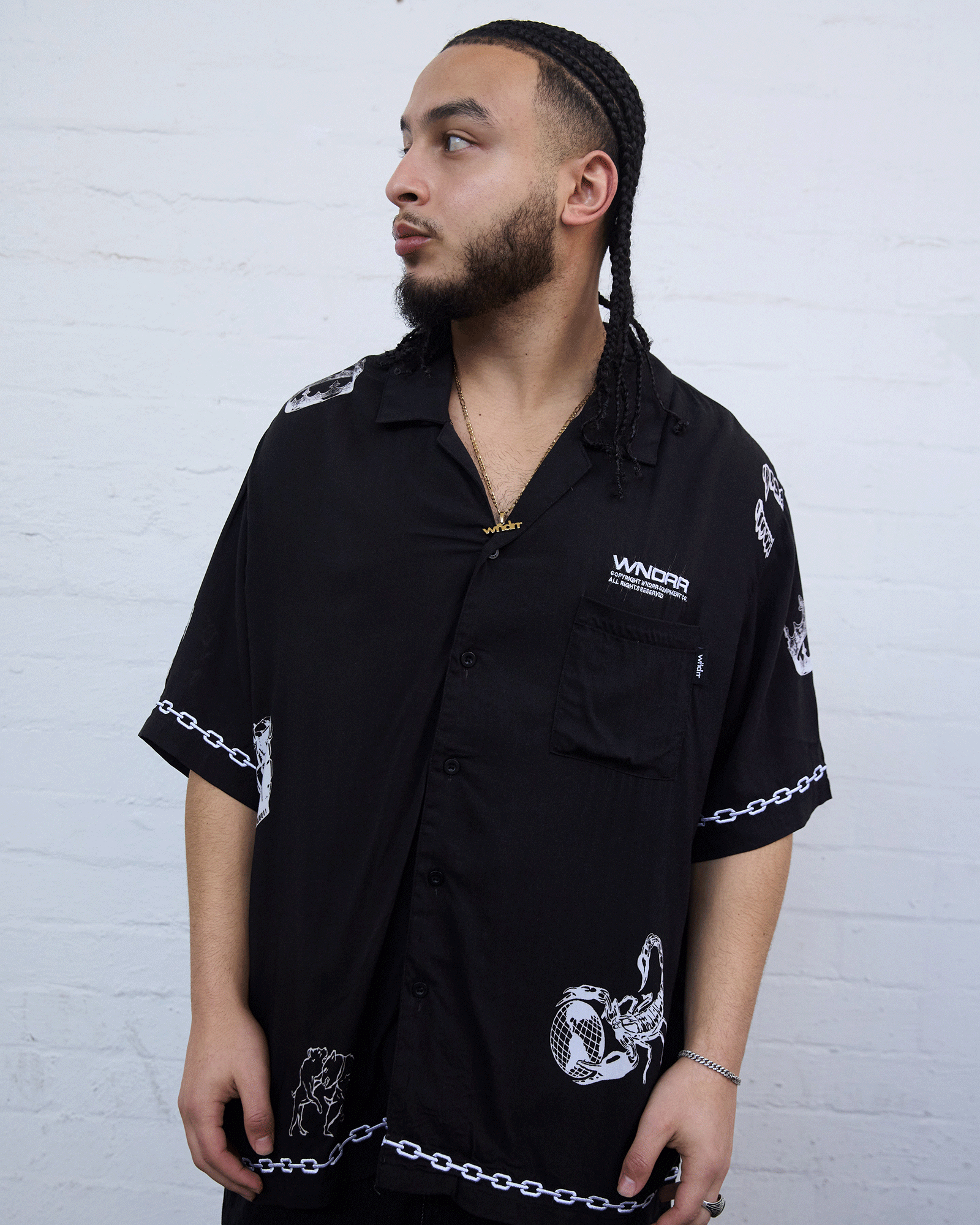SYNDICATE S/S SHIRT - BLACK