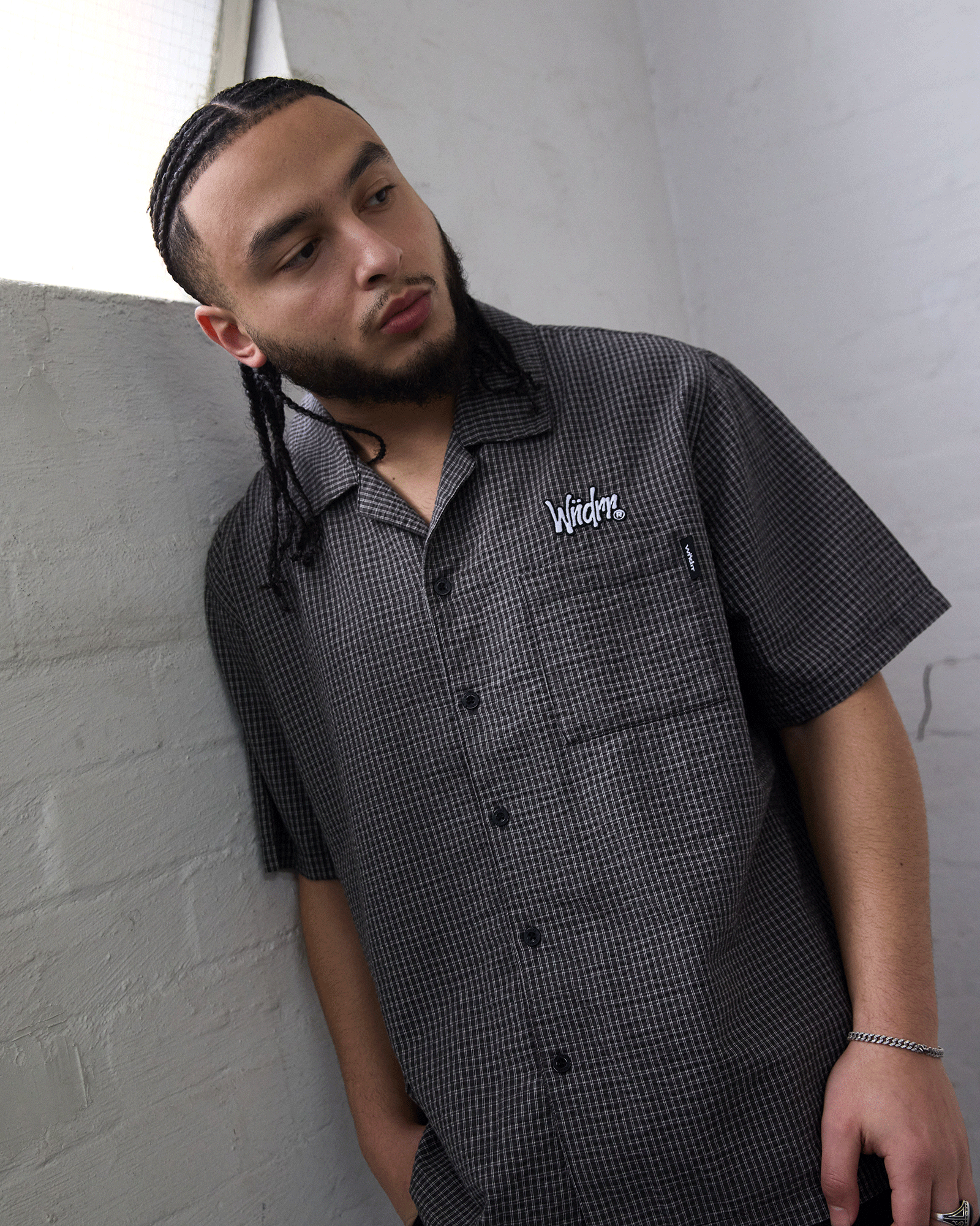 STARTER S/S SHIRT - BLACK/WHITE