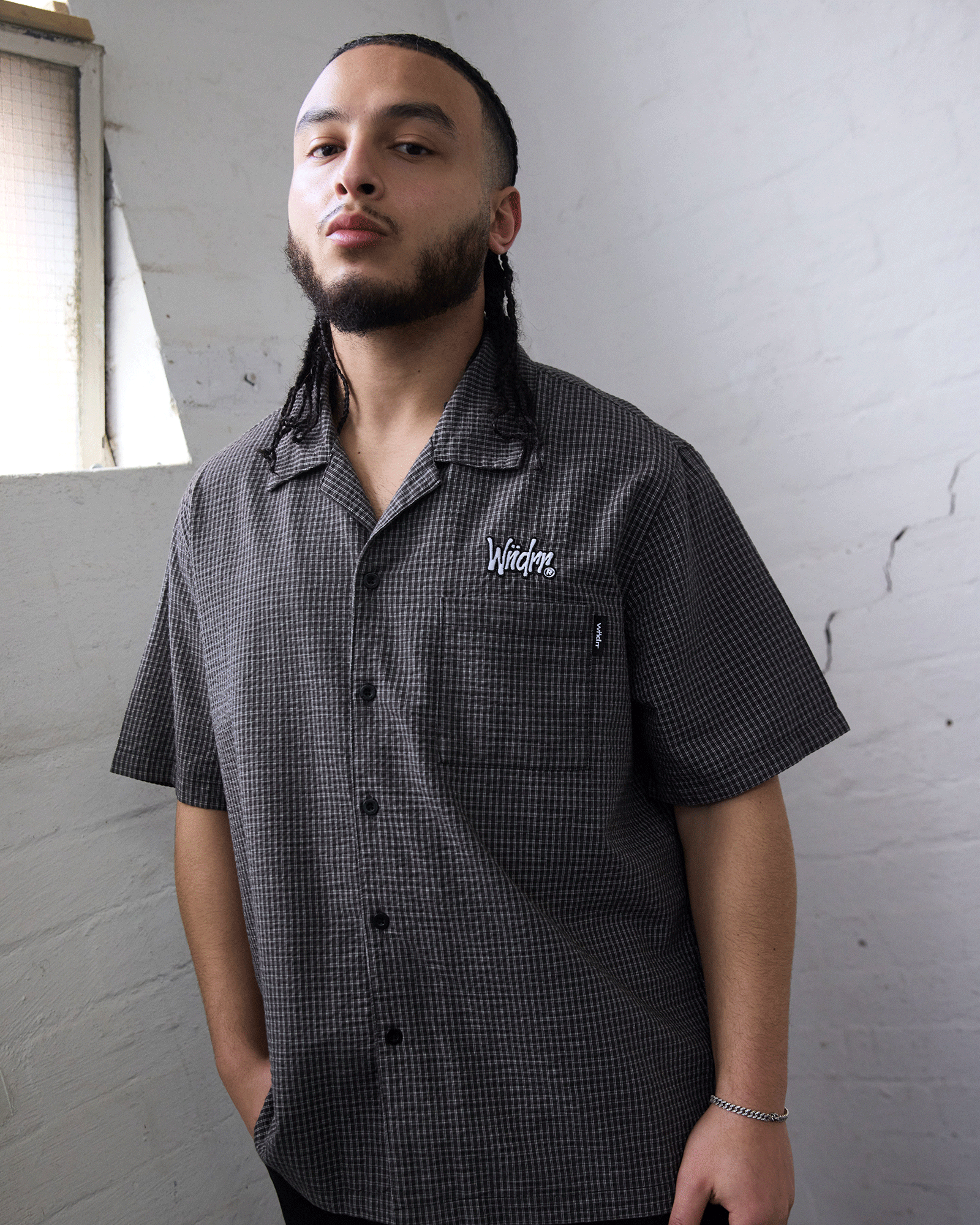 STARTER S/S SHIRT - BLACK/WHITE