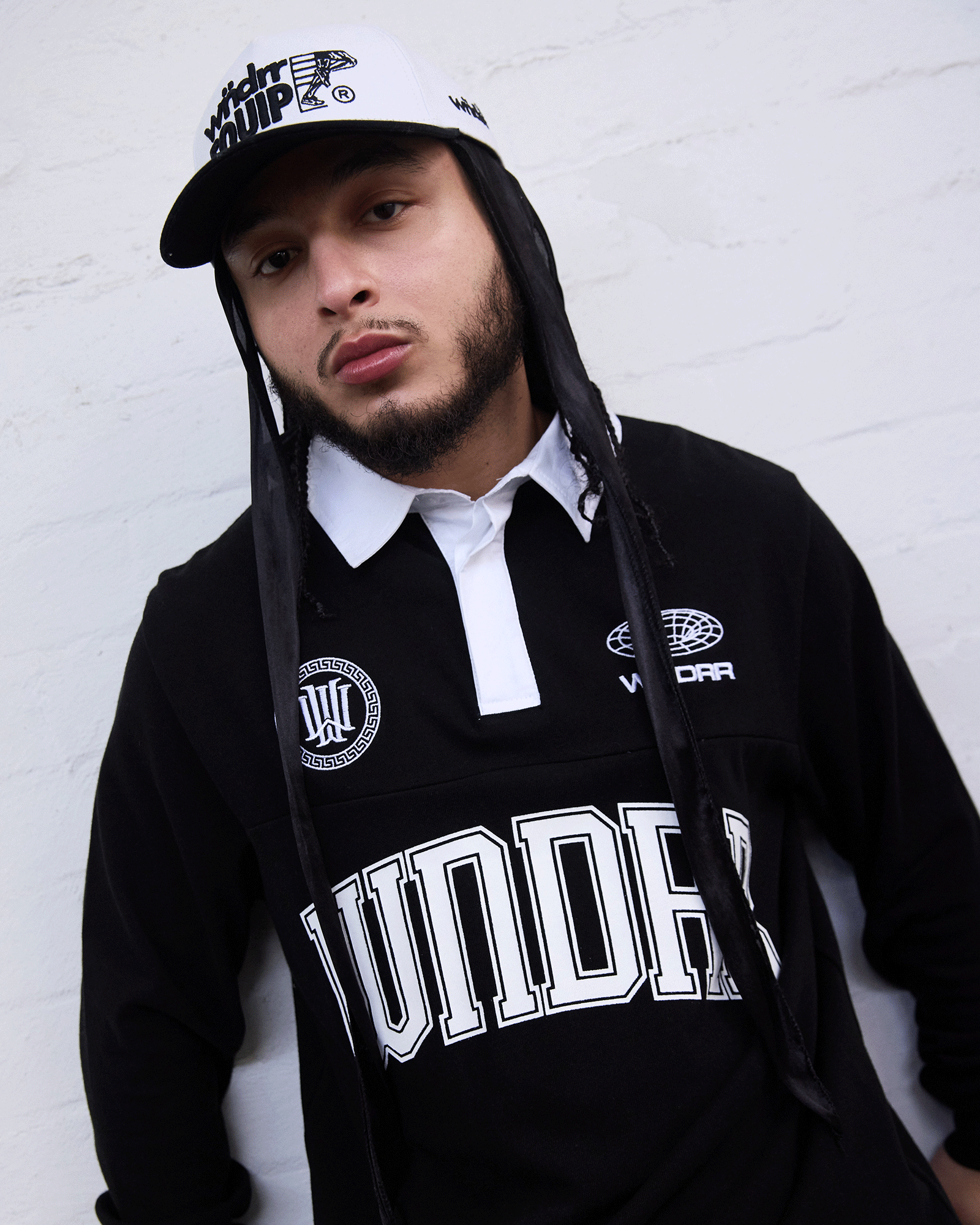 POSSESSION PANEL RUGBY POLO - BLACK