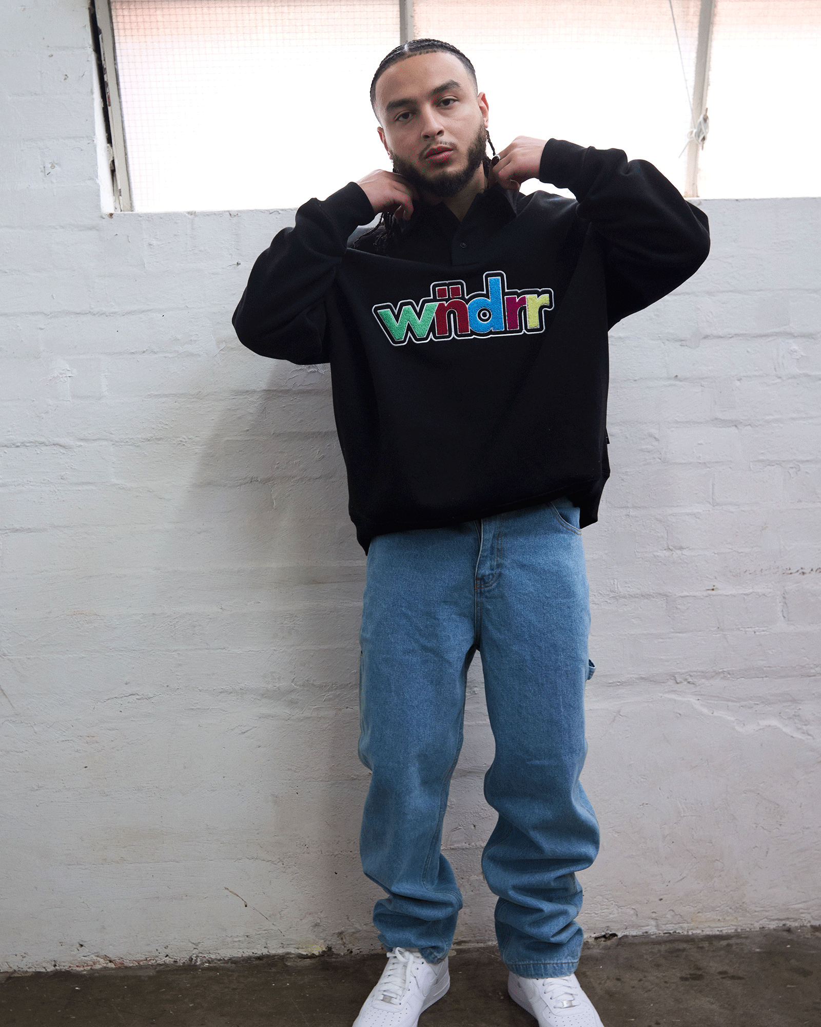 TINT HOOD SWEAT - FADED BLACK