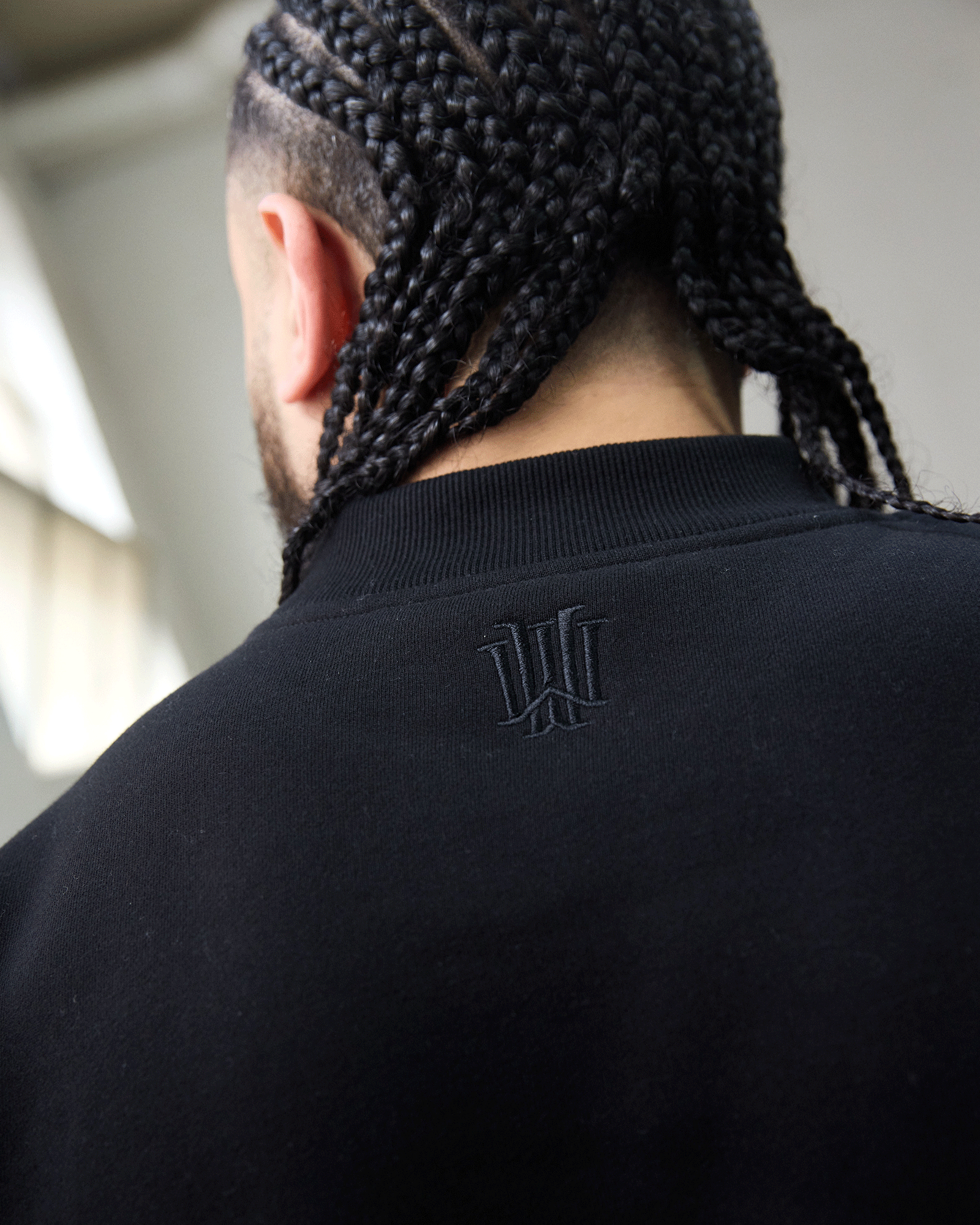 ATELIER CREW SWEAT - BLACK