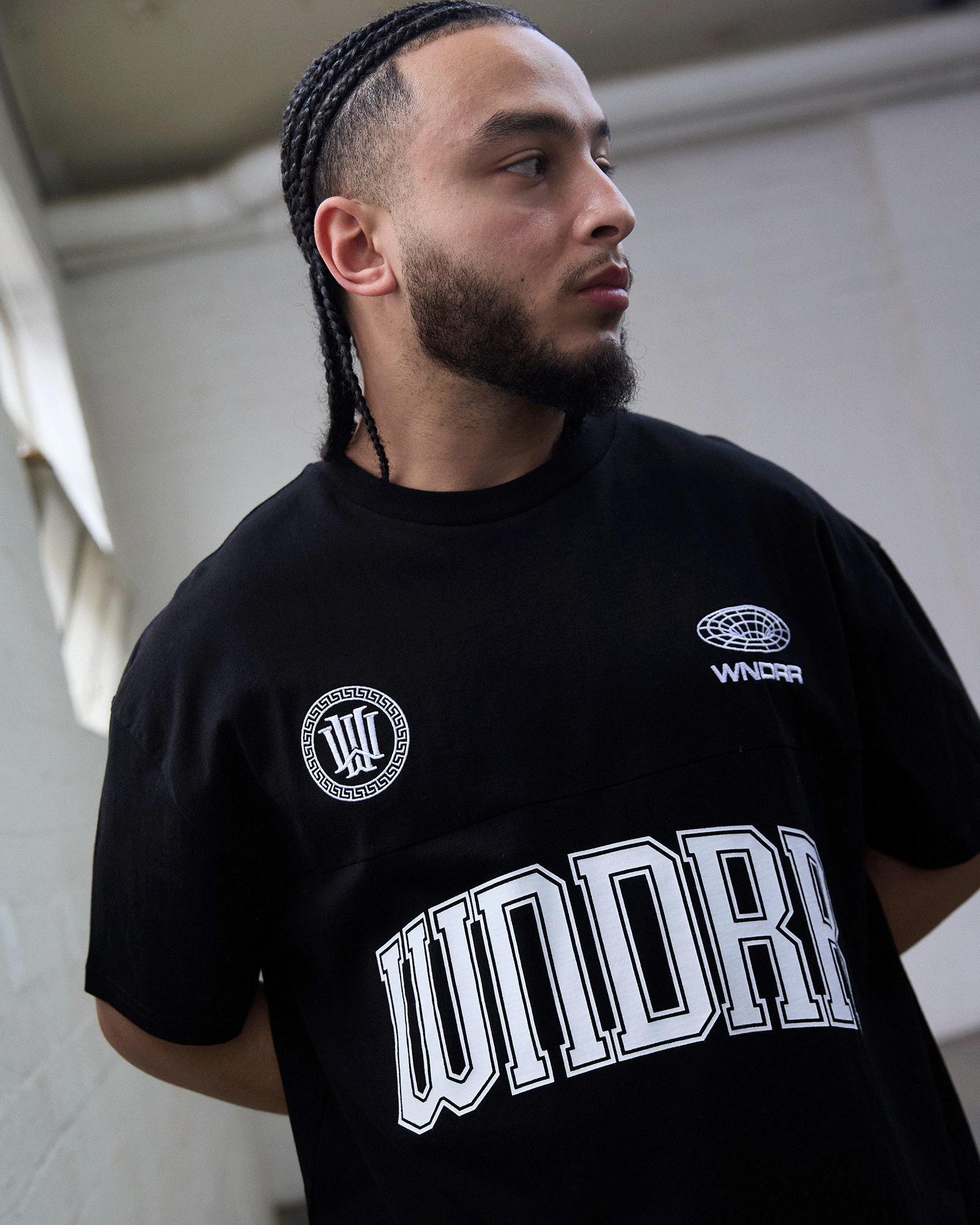 POSSESSION BOX FIT TEE - BLACK