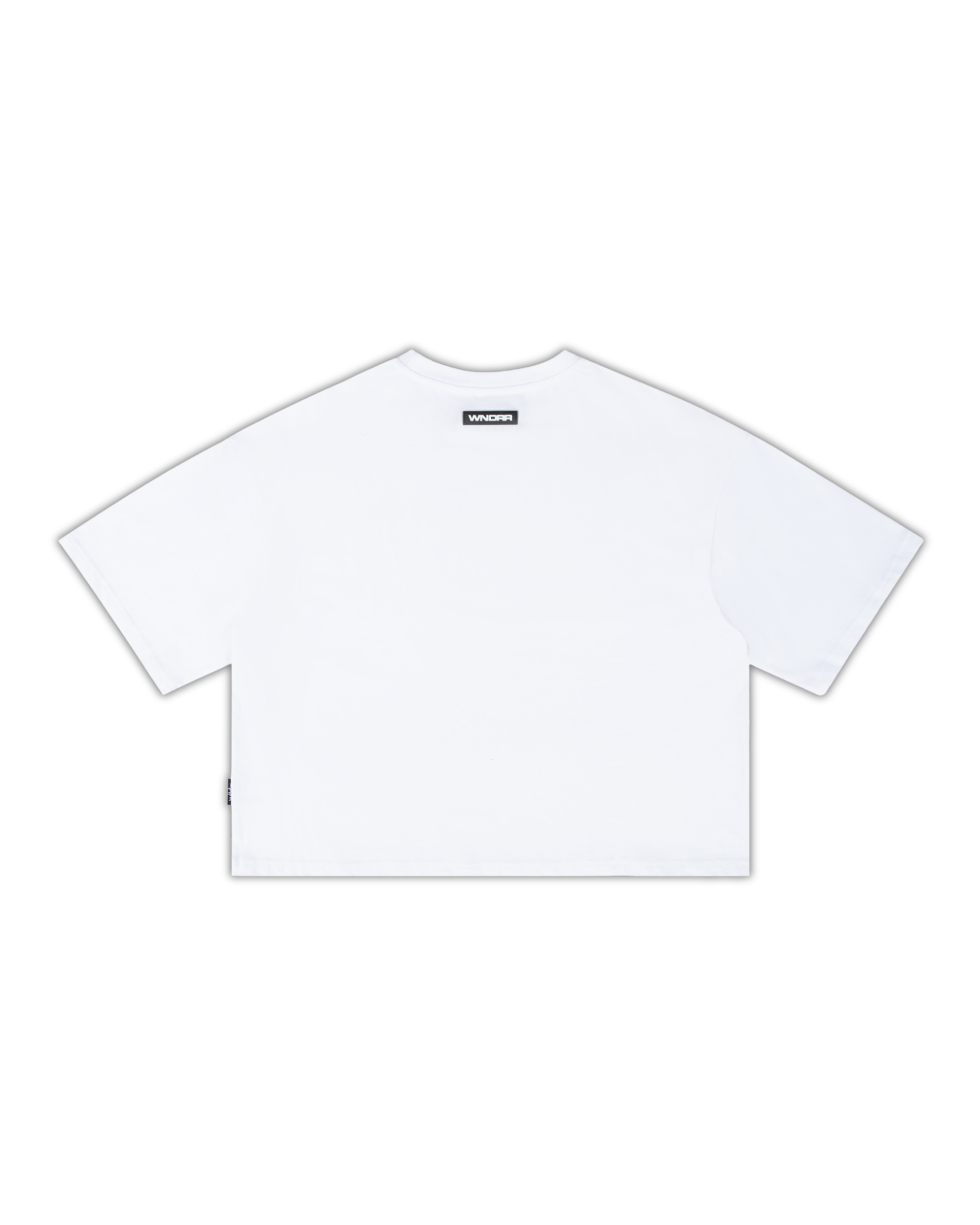 WOMENS BABY CROPPED FIT TEE - WHITE