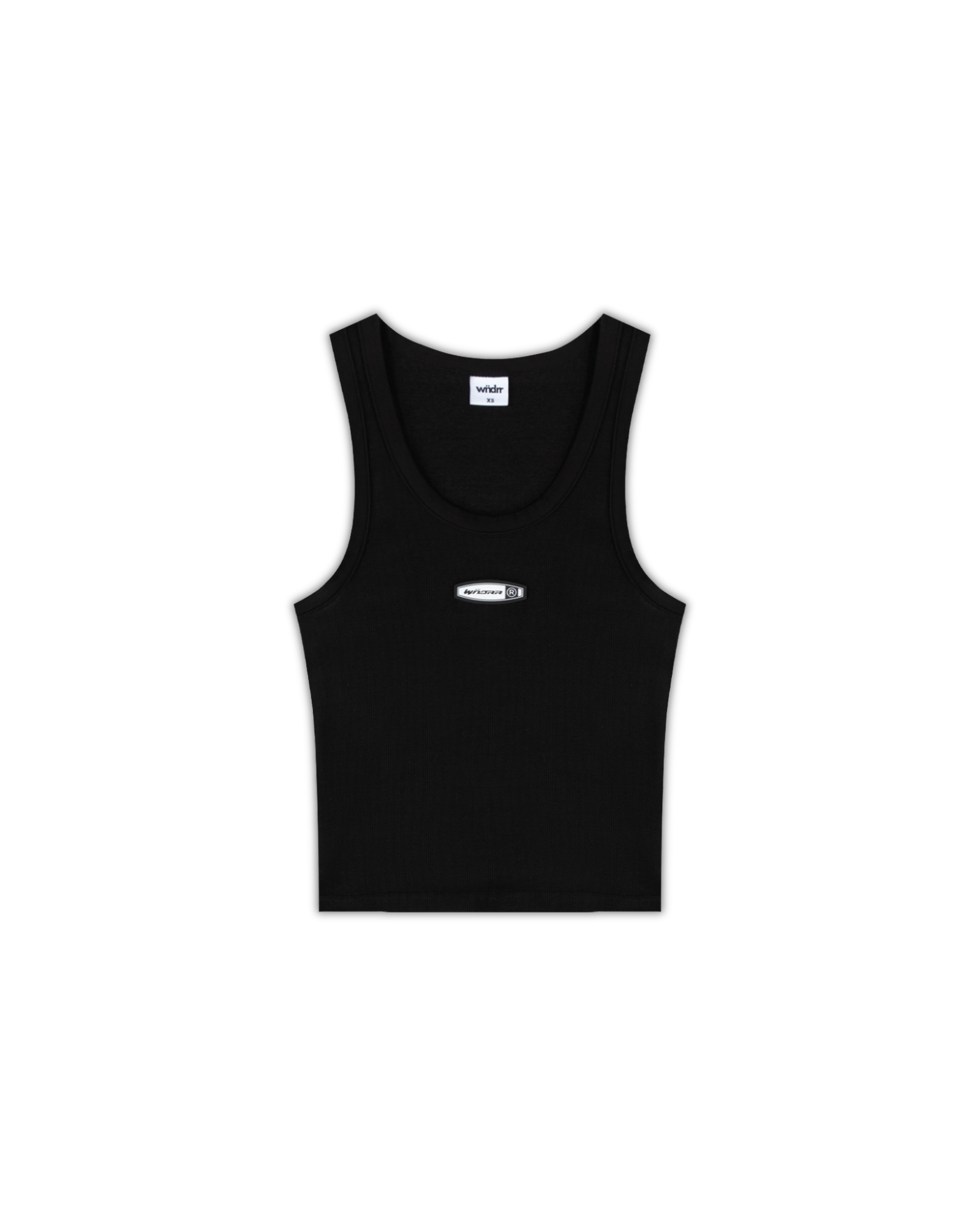 WOMENS ROTHMAN RIB TANK TOP - BLACK