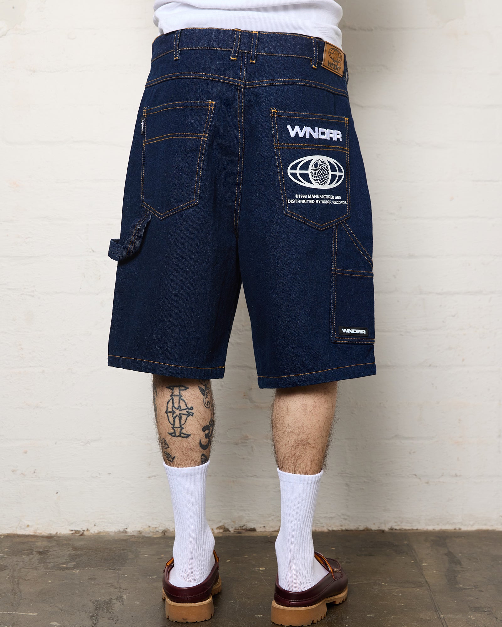 BOOSTER DENIM SHORT - WASHED INDIGO