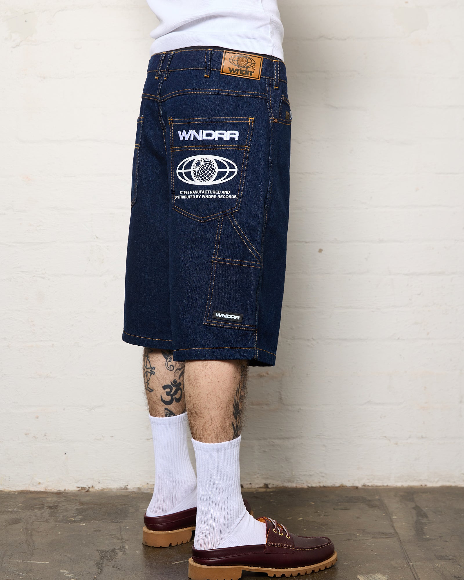 BOOSTER DENIM SHORT - WASHED INDIGO