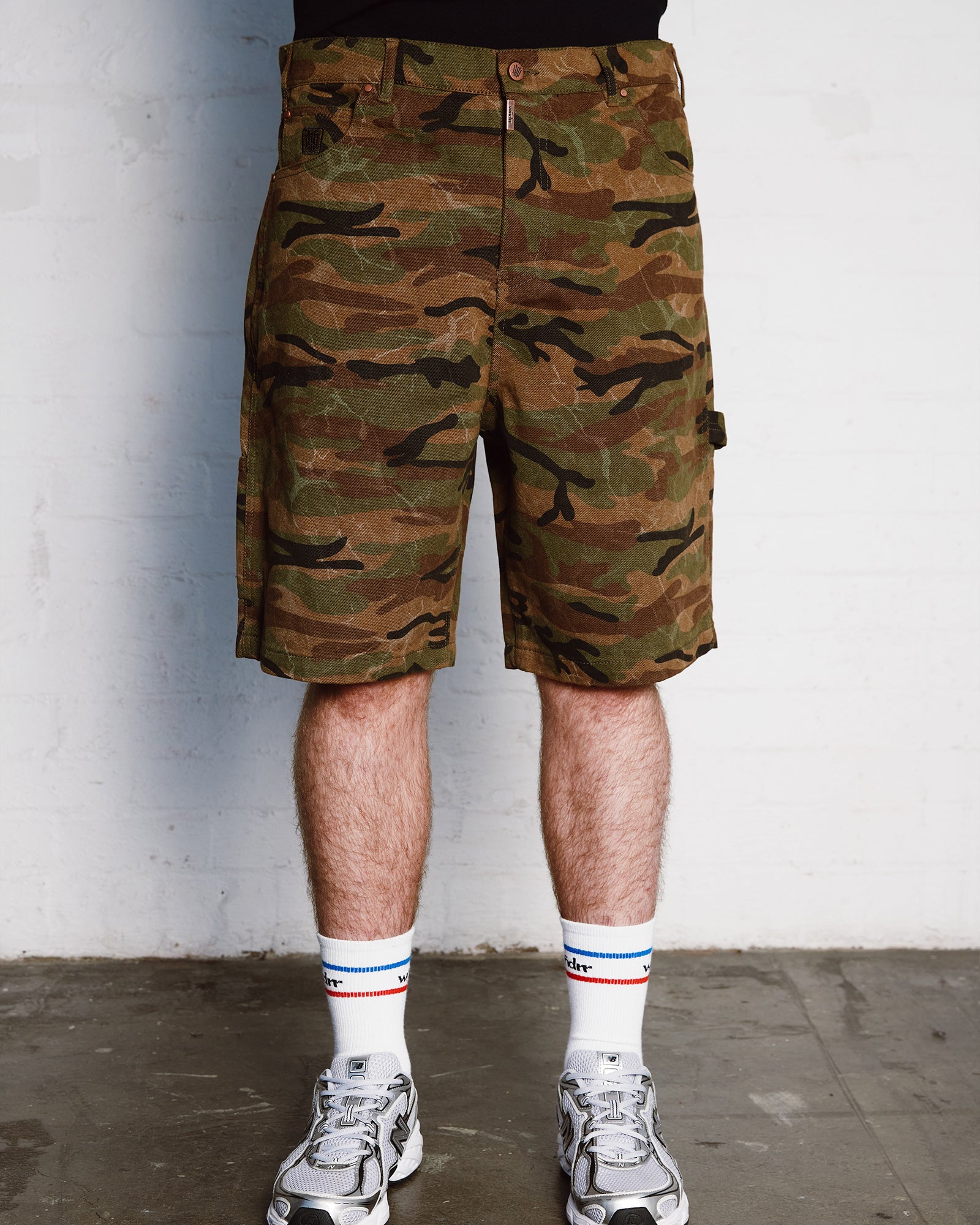 BOOSTER DENIM SHORT - CAMO
