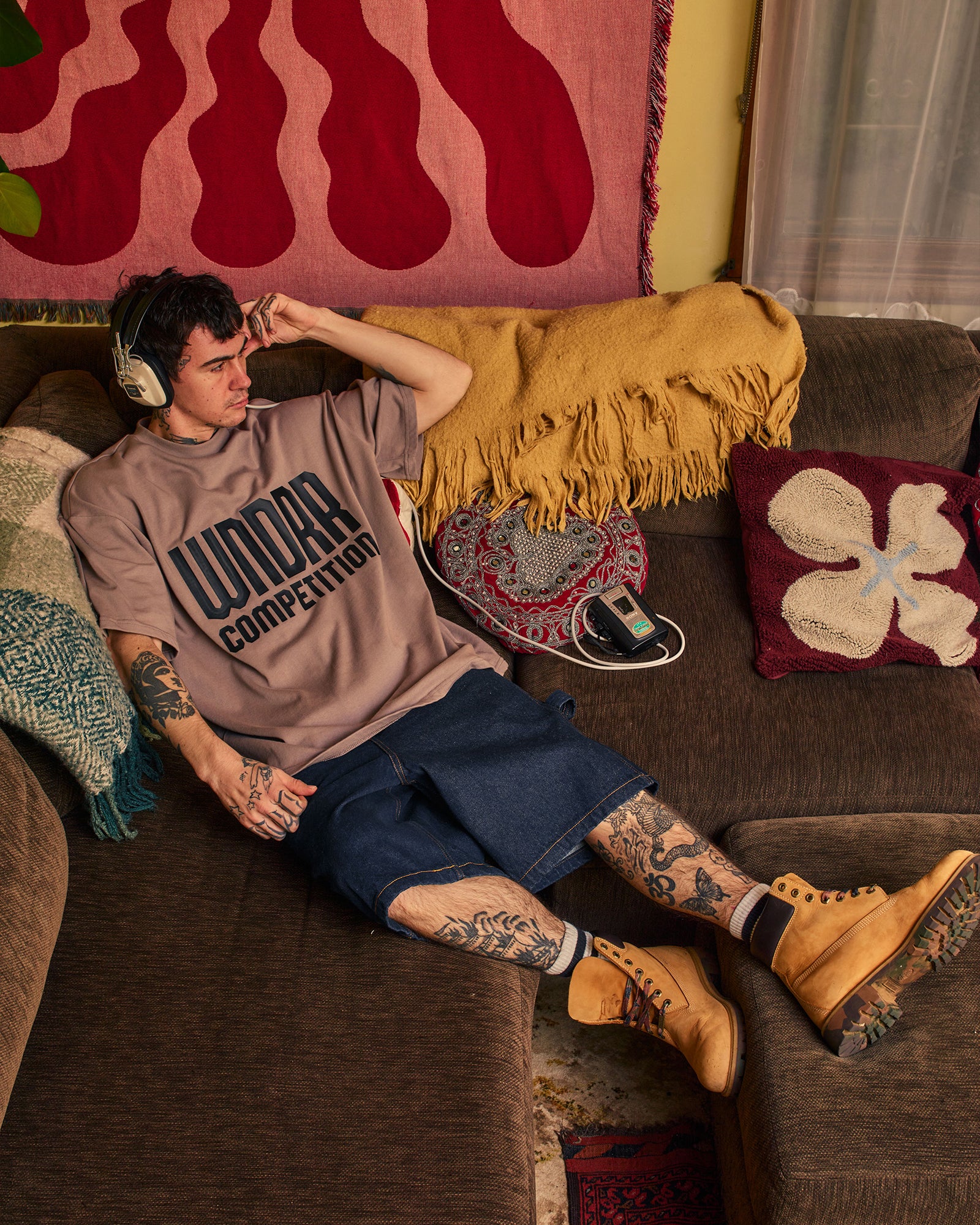 FUNDAMENTAL HEAVY WEIGHT TEE - MOON GREY