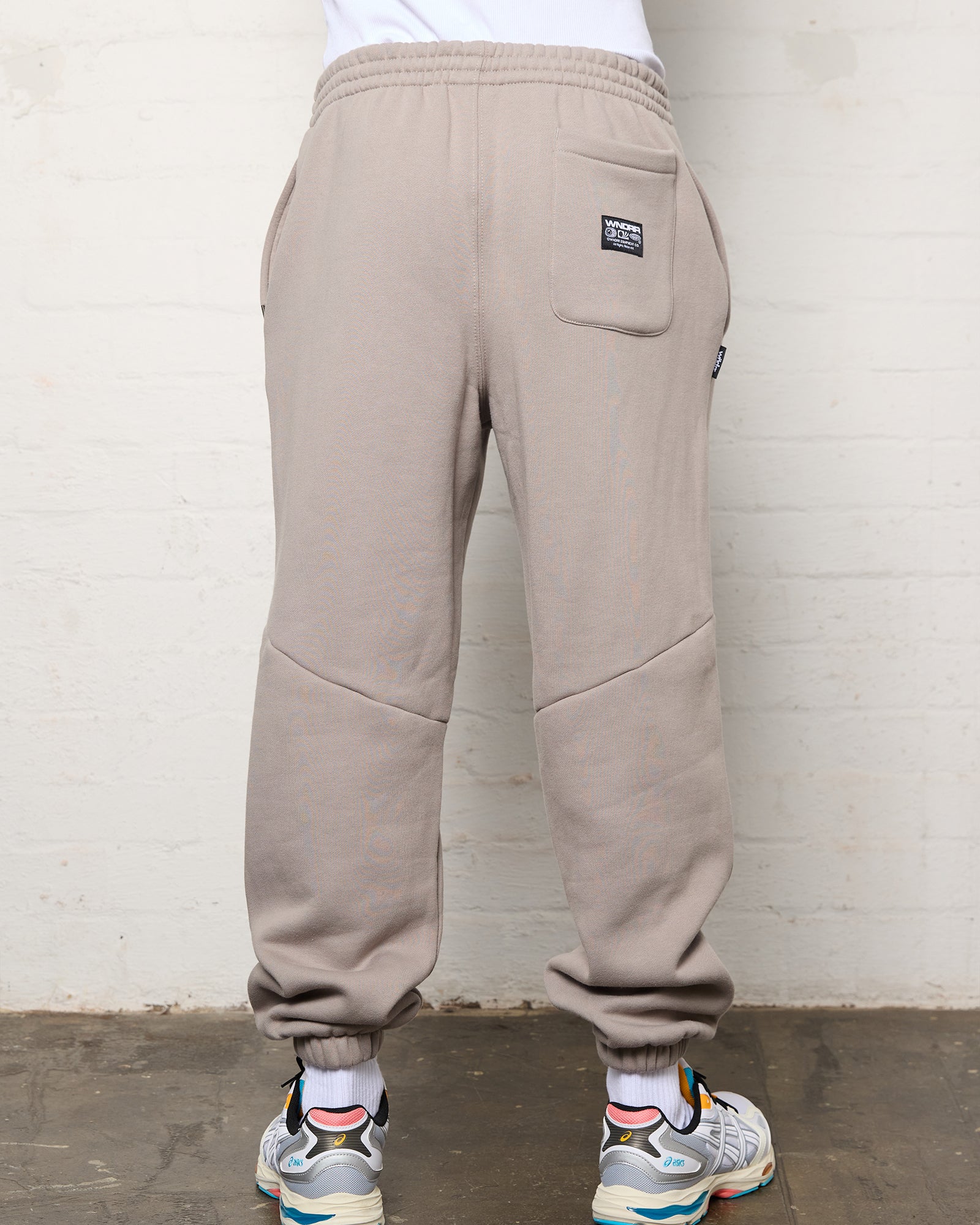 HALO BAGGY TRACKPANT - MOON GREY