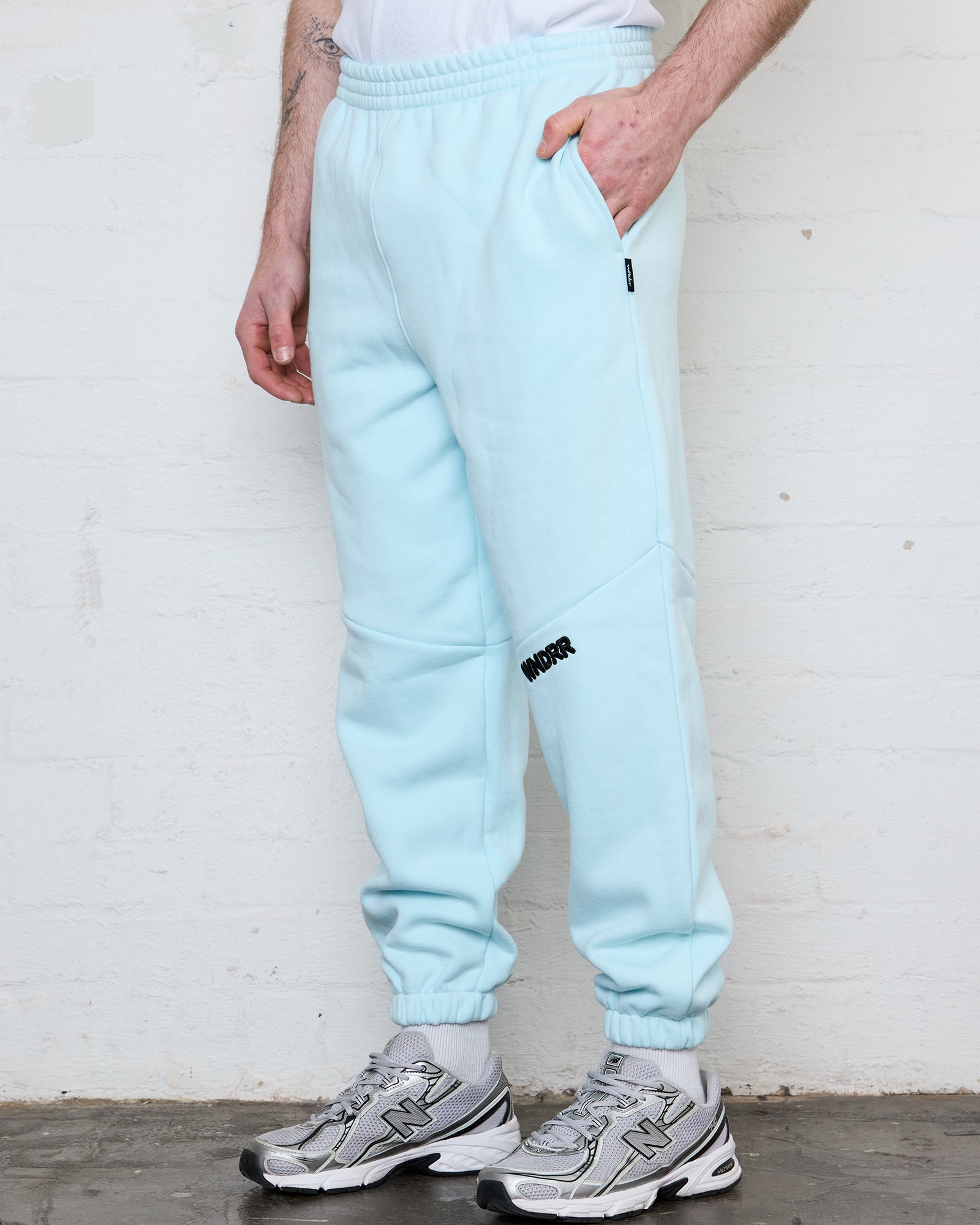 HALO BAGGY TRACKPANT - BABY BLUE