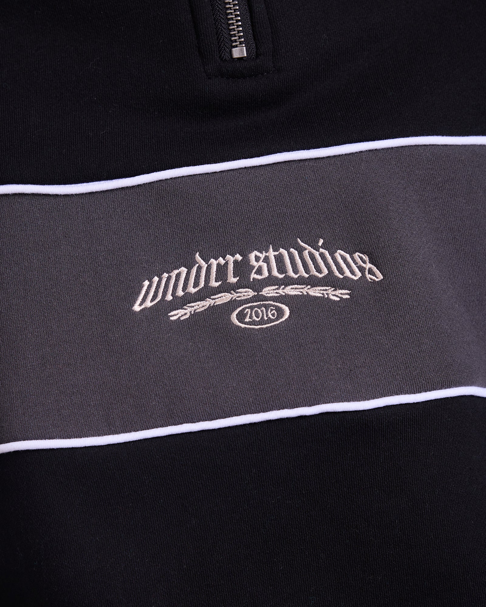 KARNAGE 1/4 ZIP SWEAT - BLACK
