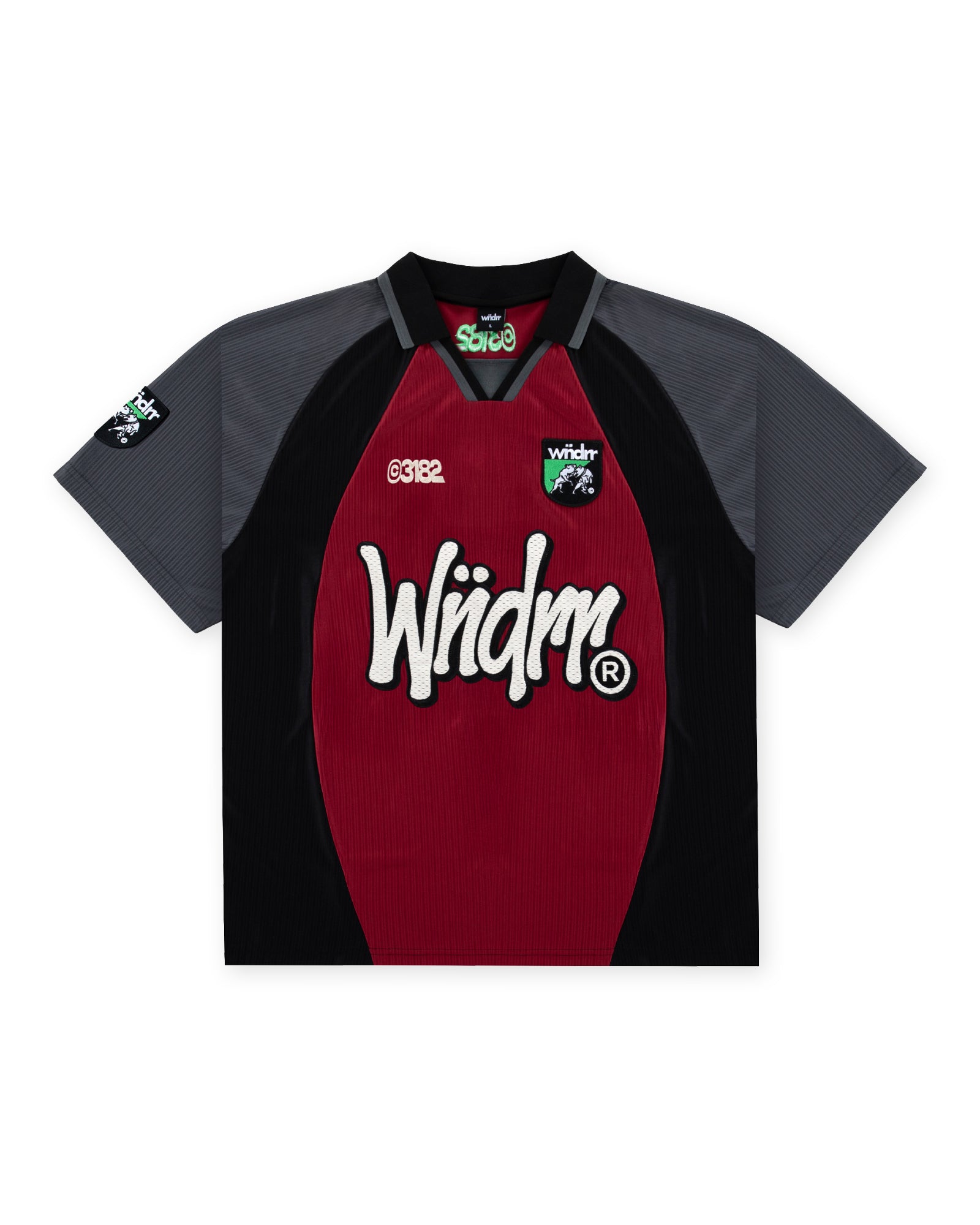 KICKOFF FOOTBALL JERSEY - BLACK/RED