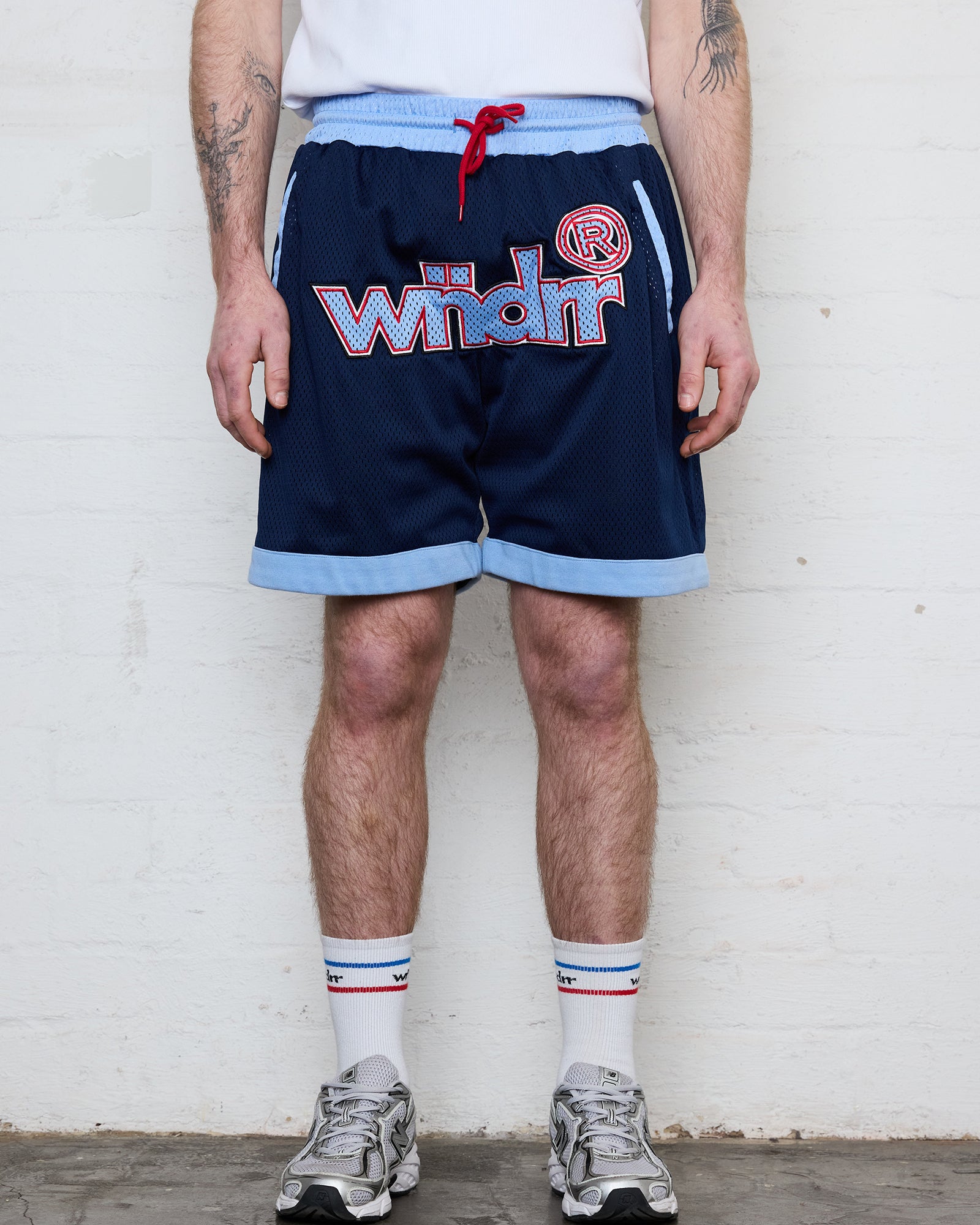 OFFCUT COURT SHORT - BLUE