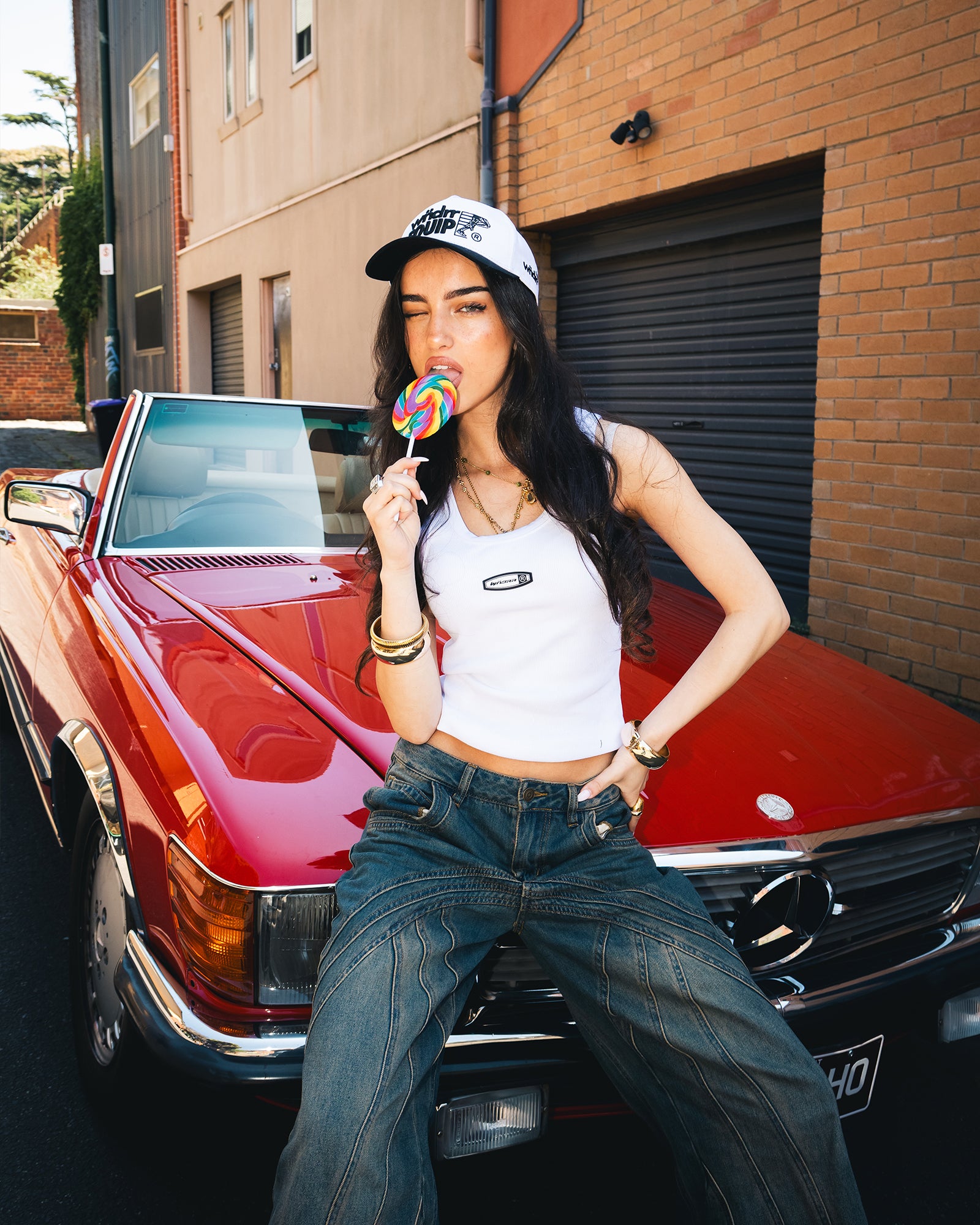 WOMENS ROTHMAN RIB TANK TOP - WHITE