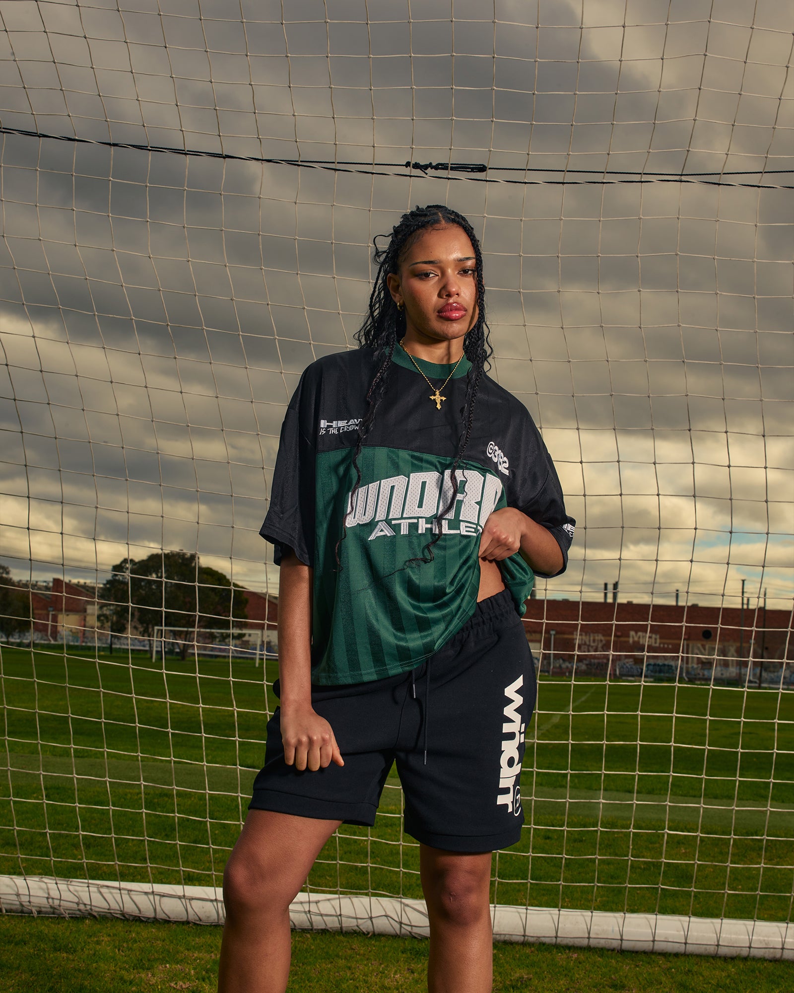 SHIFT QUARTERBACK JERSEY - BLACK/GREEN