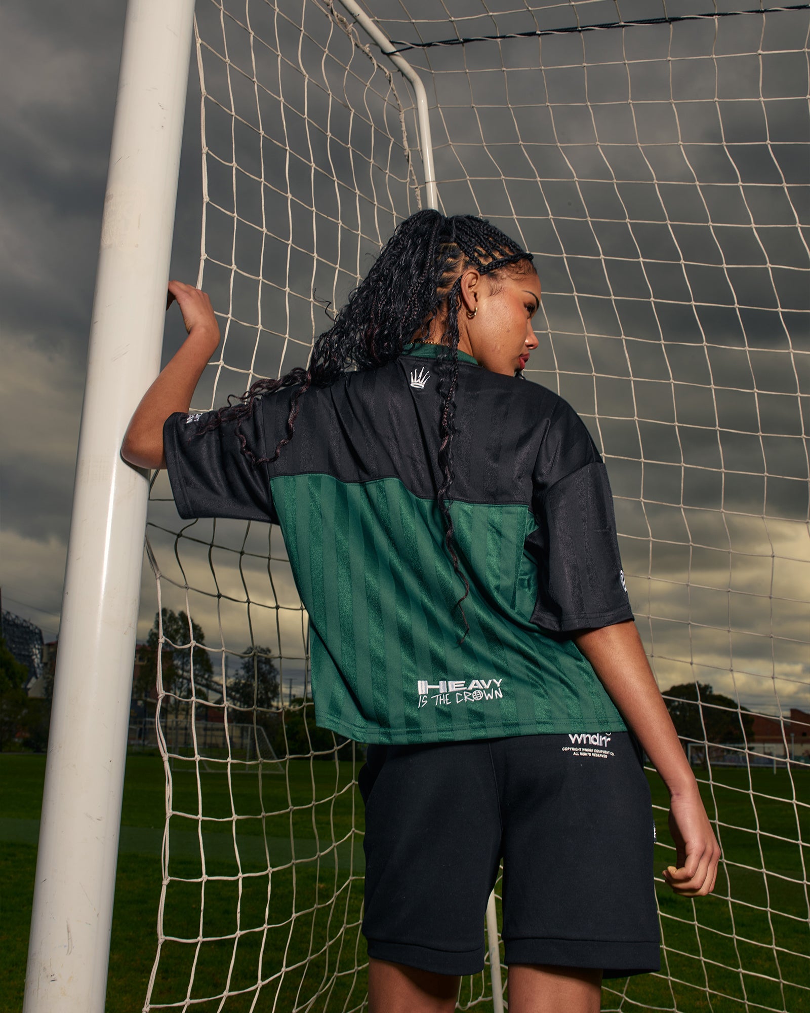 SHIFT QUARTERBACK JERSEY - BLACK/GREEN