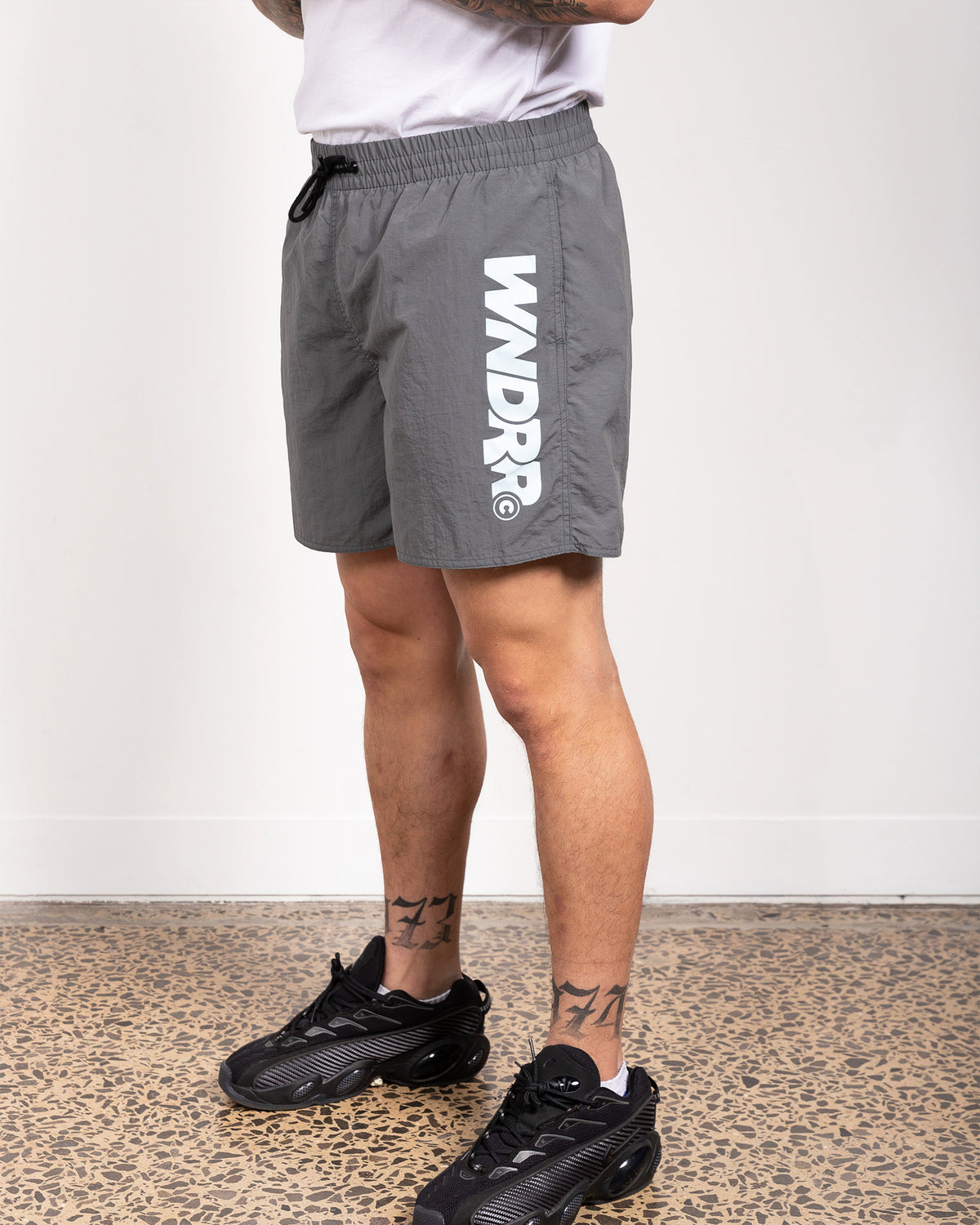 SHODO SWIM SHORT - FADED BLACK