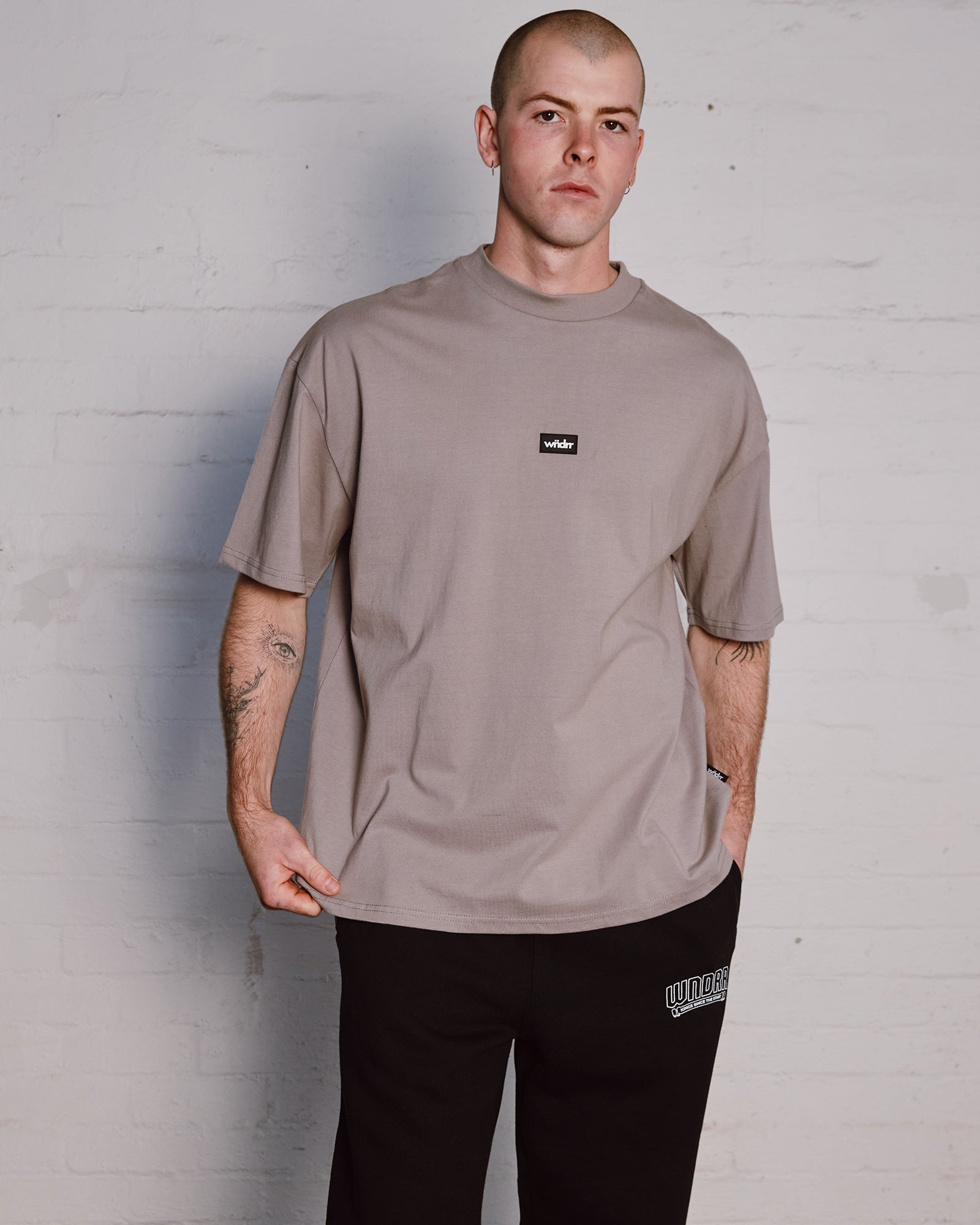 SOHO CLUB TEE - MOON GREY
