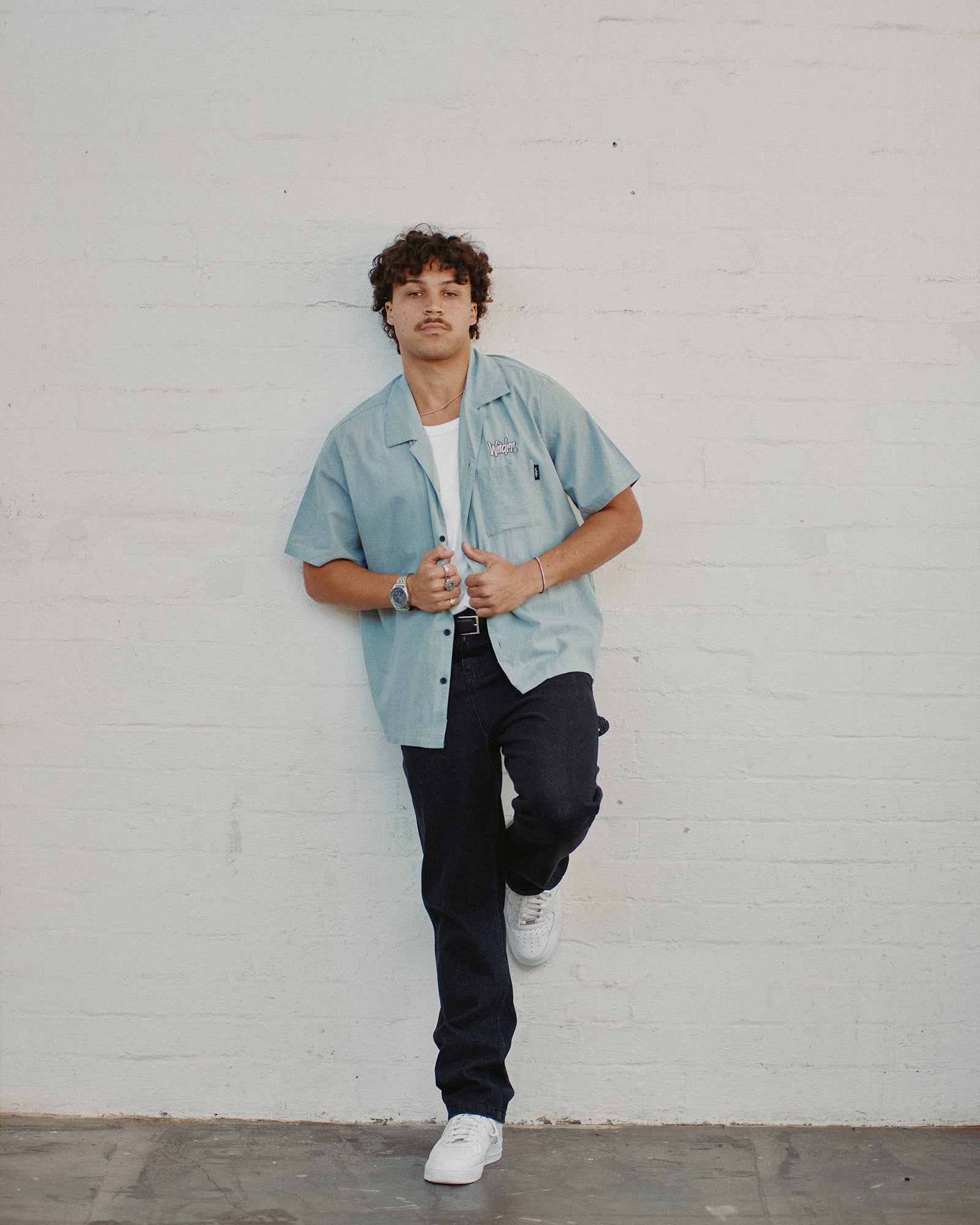 STARTER S/S SHIRT - TEAL BLUE