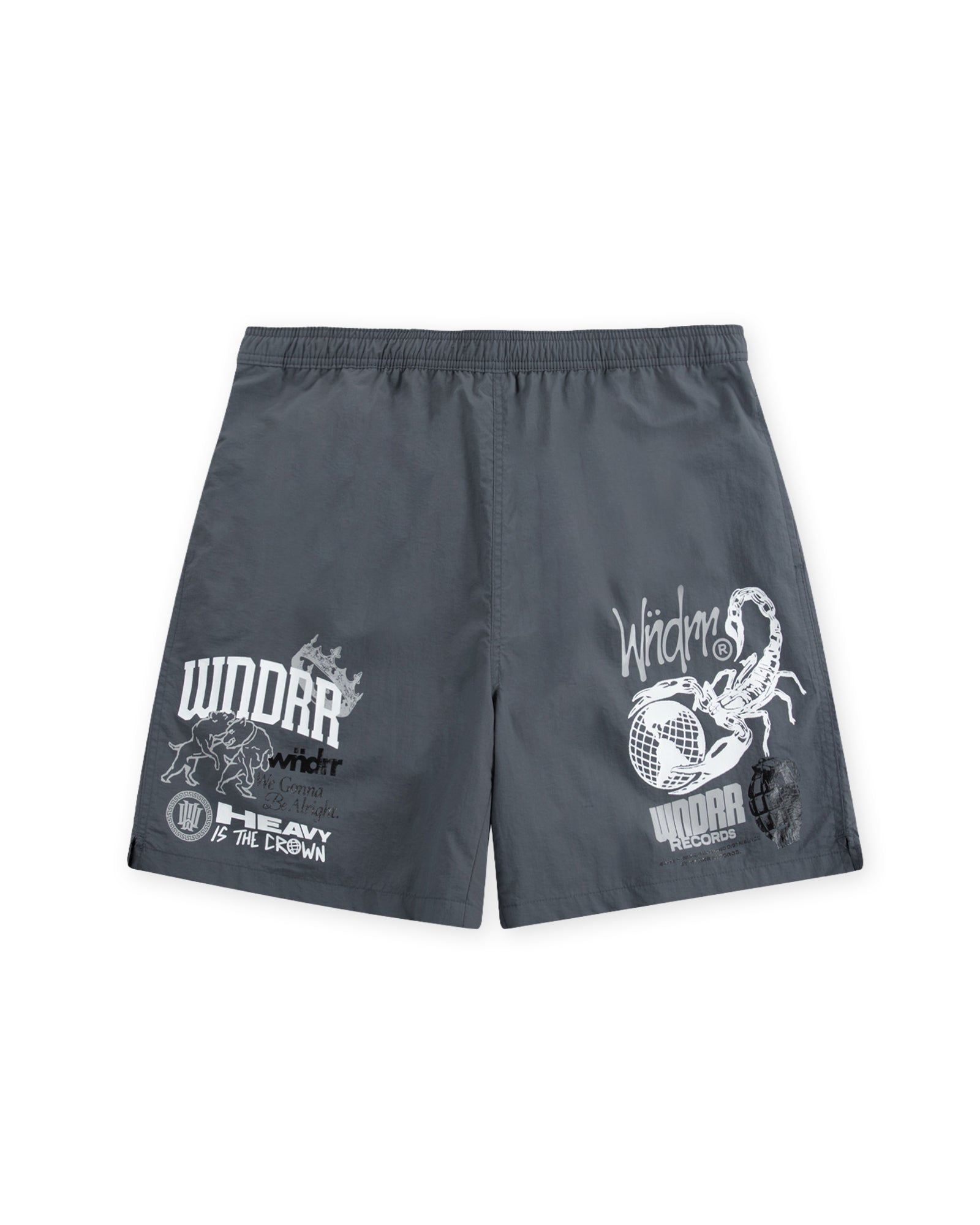 SYNDICATE SWIM SHORT - FADED BLACK