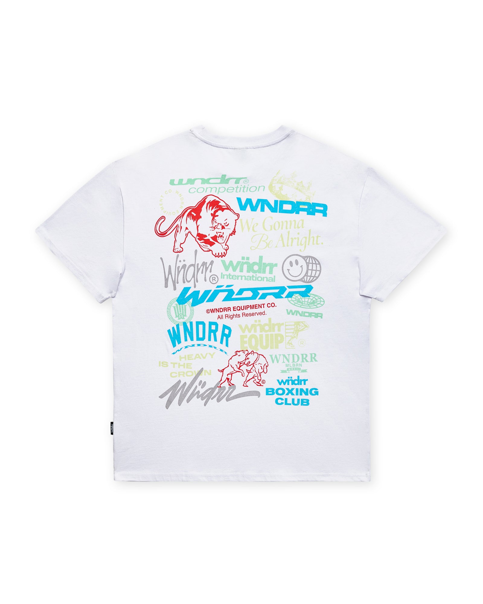 SYNDICATE BOX FIT TEE - WHITE