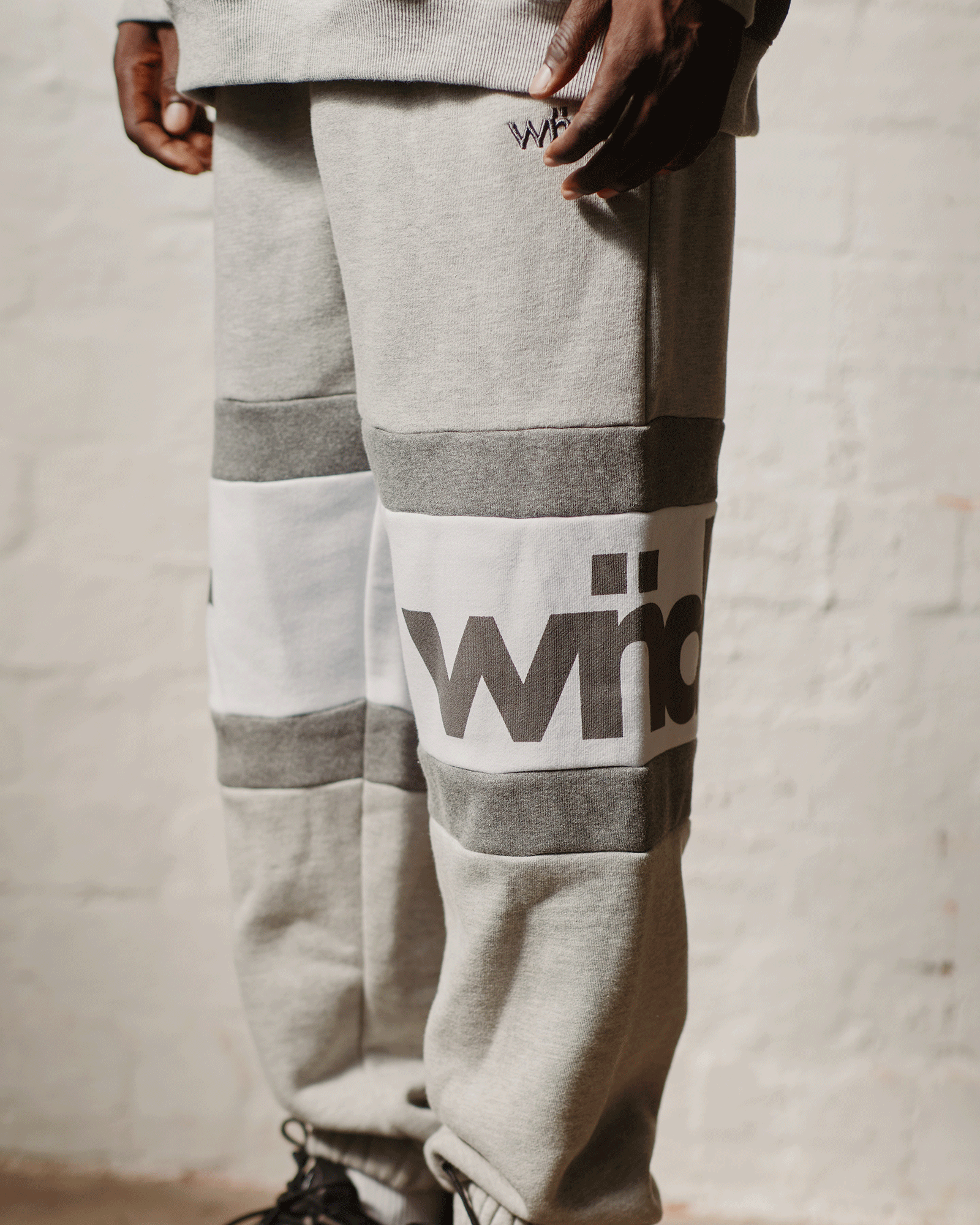 JUNCTION BAGGY TRACKPANT - GREY MARLE