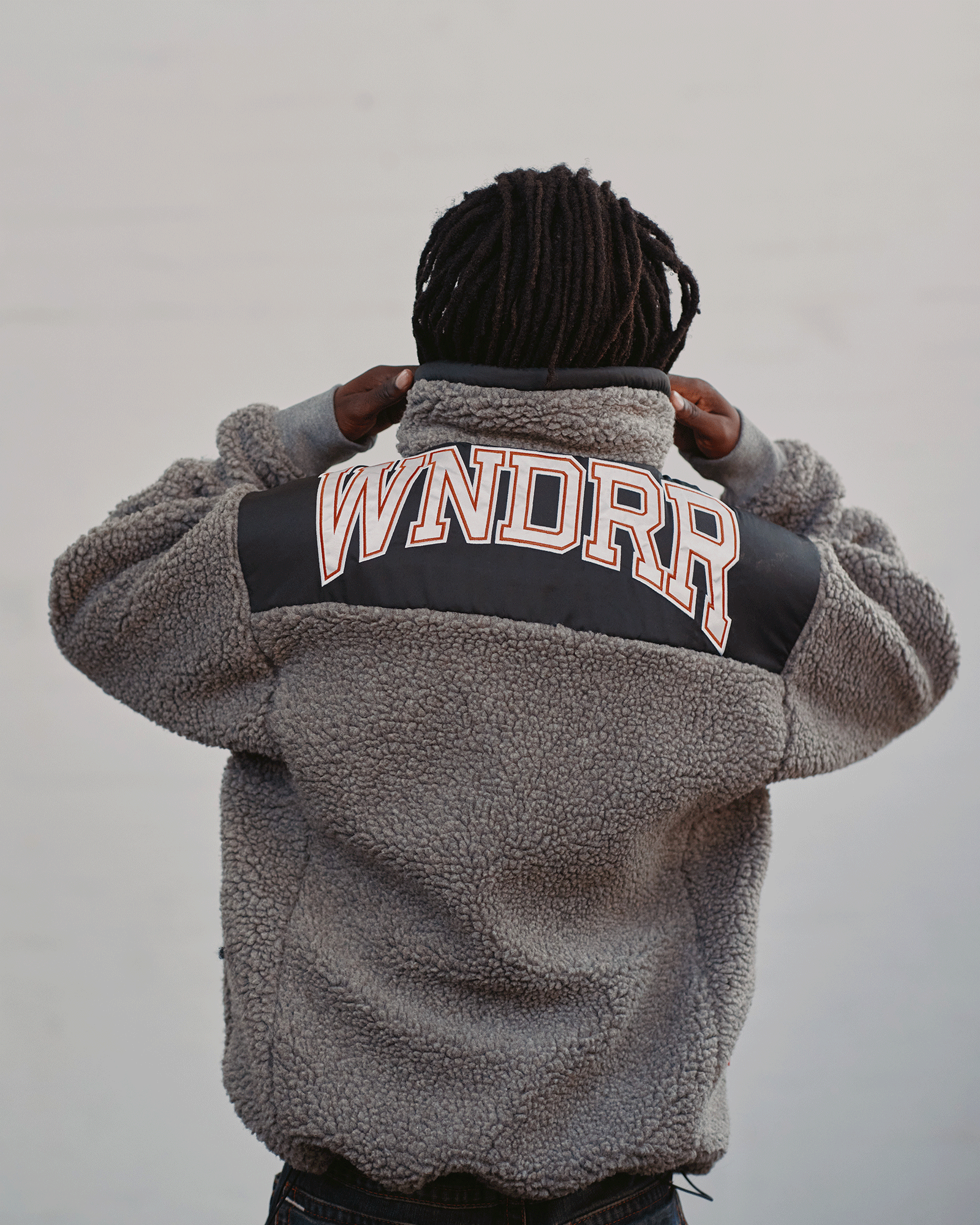 ARC SHERPA JACKET - CHARCOAL/BLACK