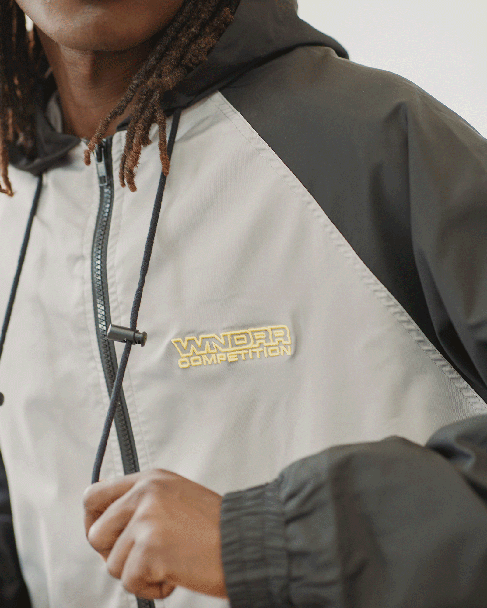 COMPETITION ANORAK JACKET - BLACK/CHARCOAL