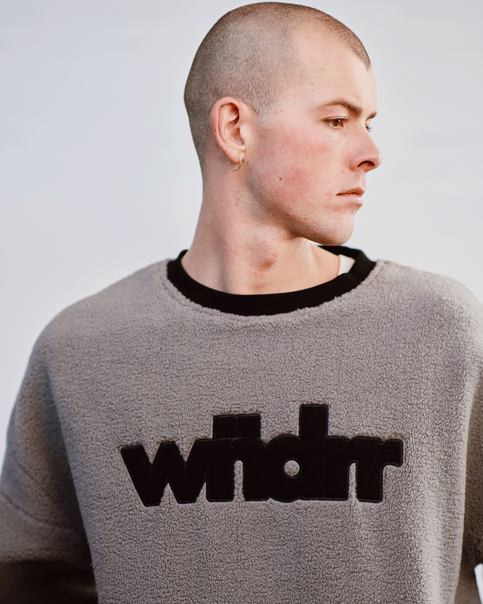 TONE SHERPA PULLOVER - CEMENT GREY