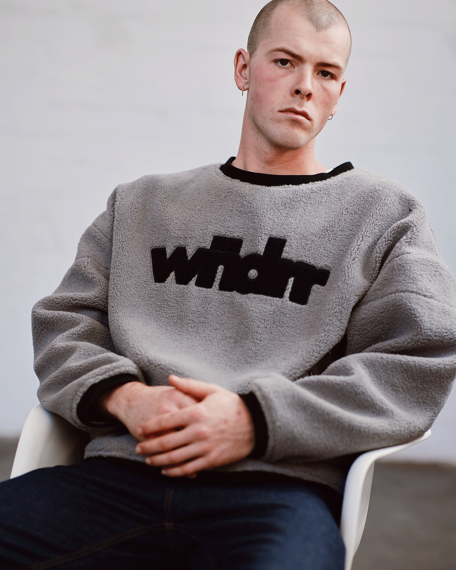 TONE SHERPA PULLOVER - CEMENT GREY