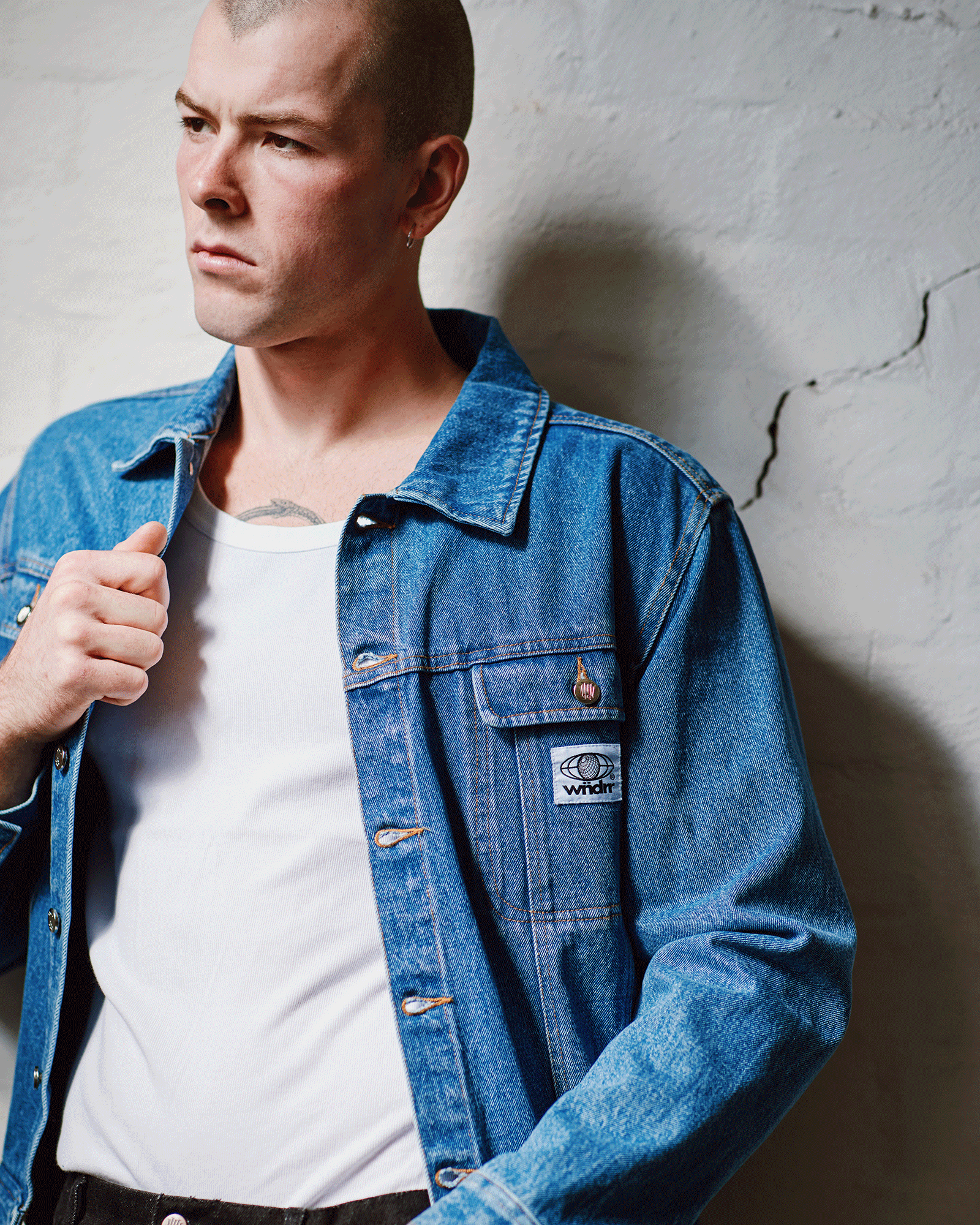 BOOSTER DENIM JACKET - BLUE