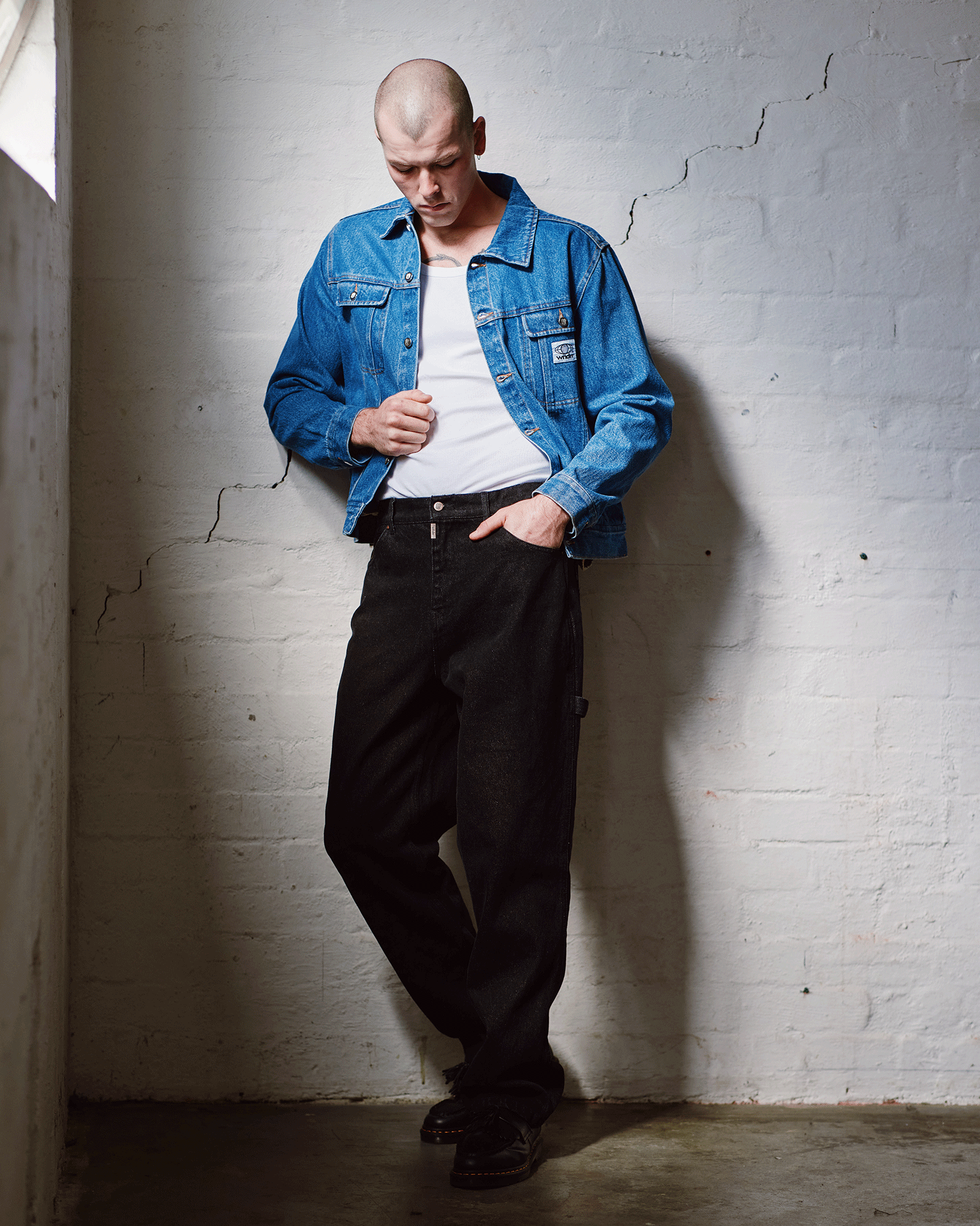 BOOSTER DENIM JACKET - BLUE