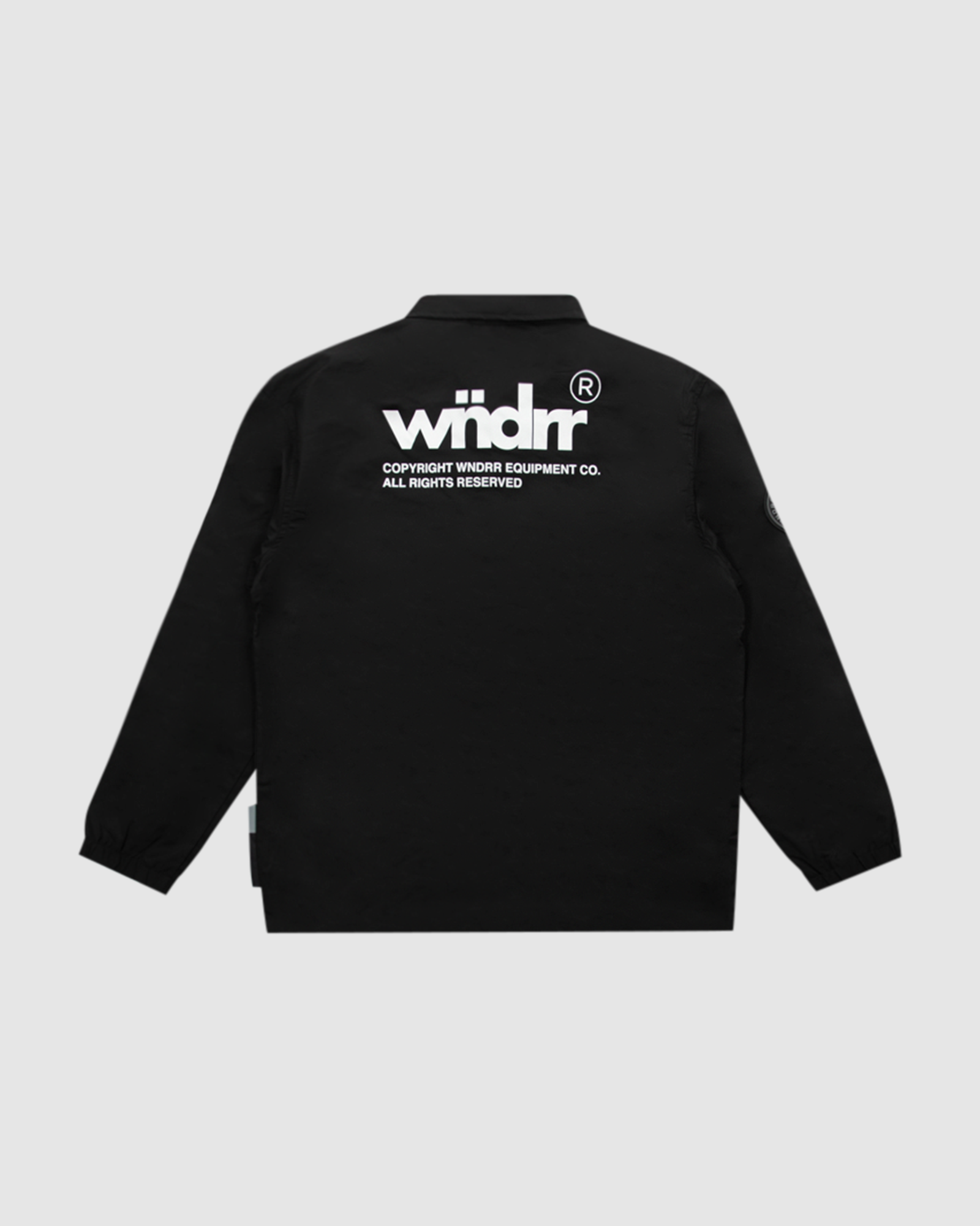 INLINE COACH JACKET - BLACK