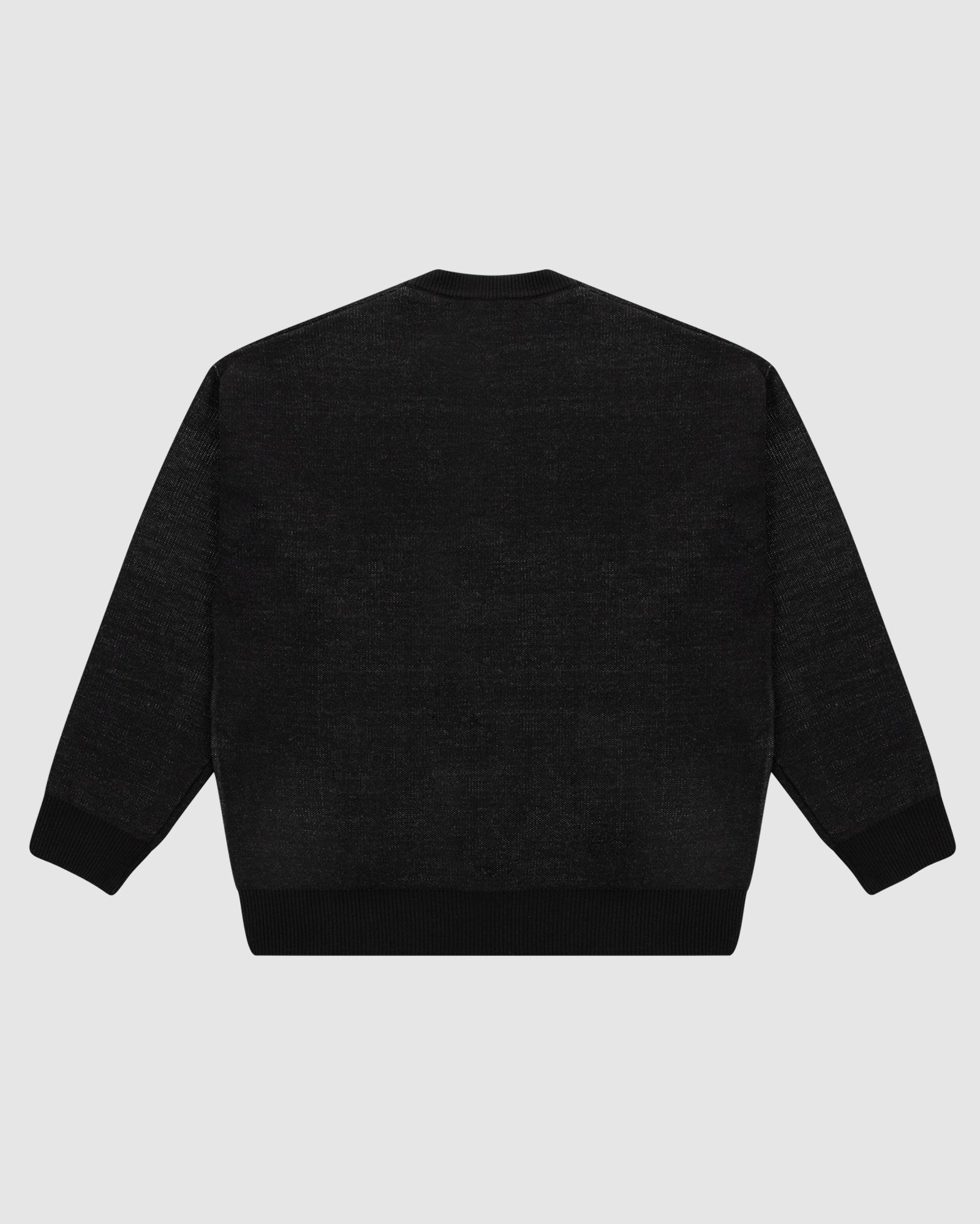 A-OK CREW KNIT - BLACK