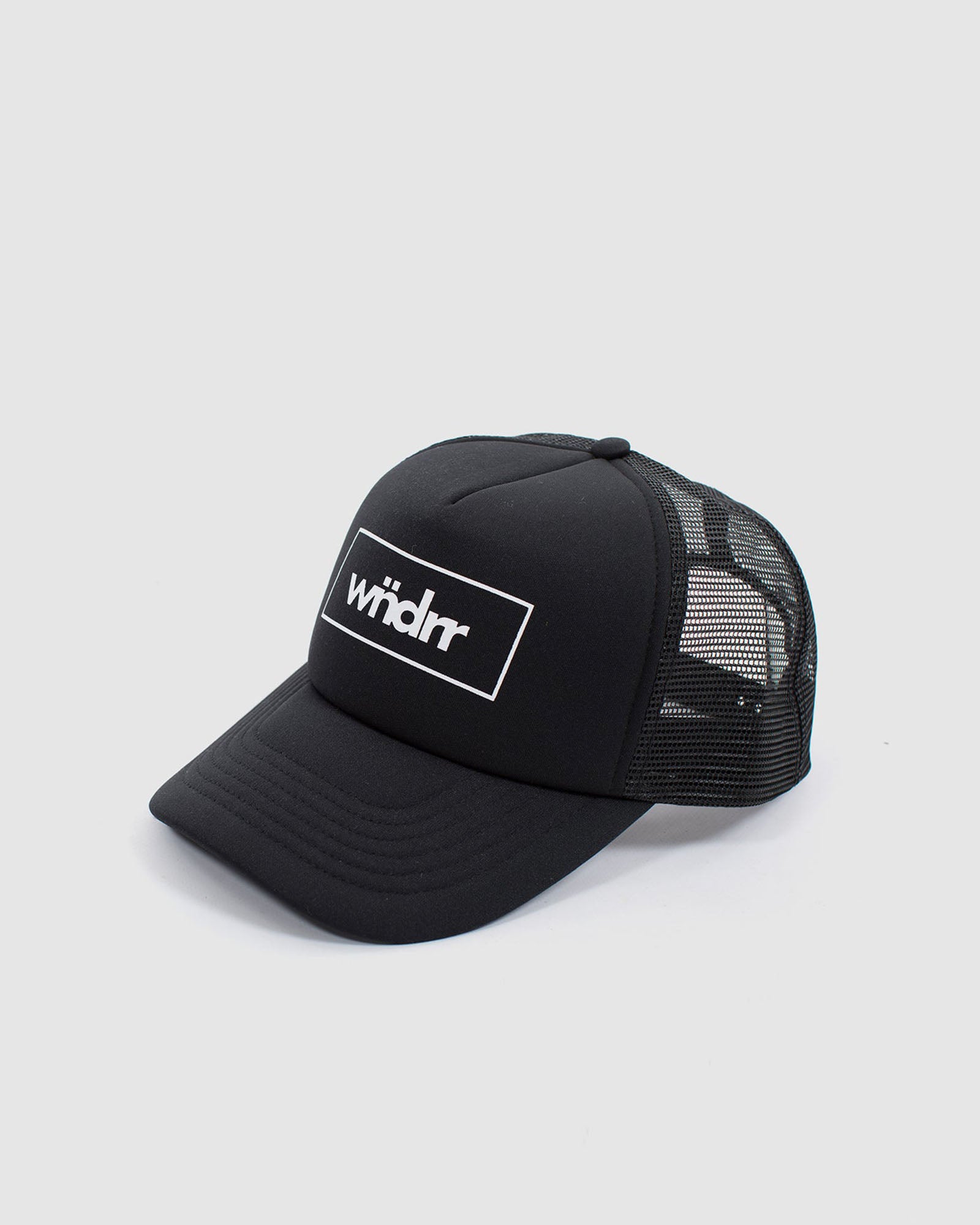 ACCENT TRUCKER CAP - BLACK