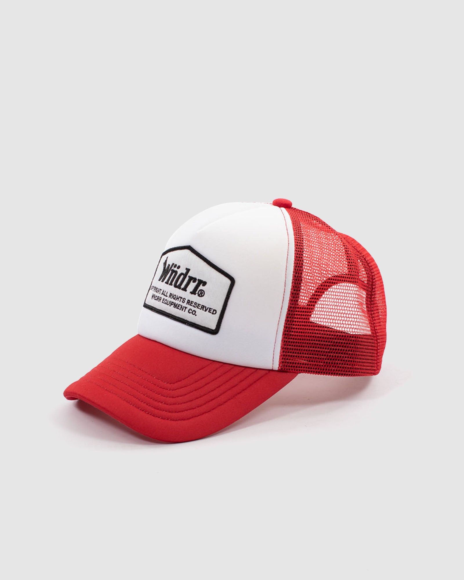 BOUNDARY TRUCKER CAP - RED WHITE