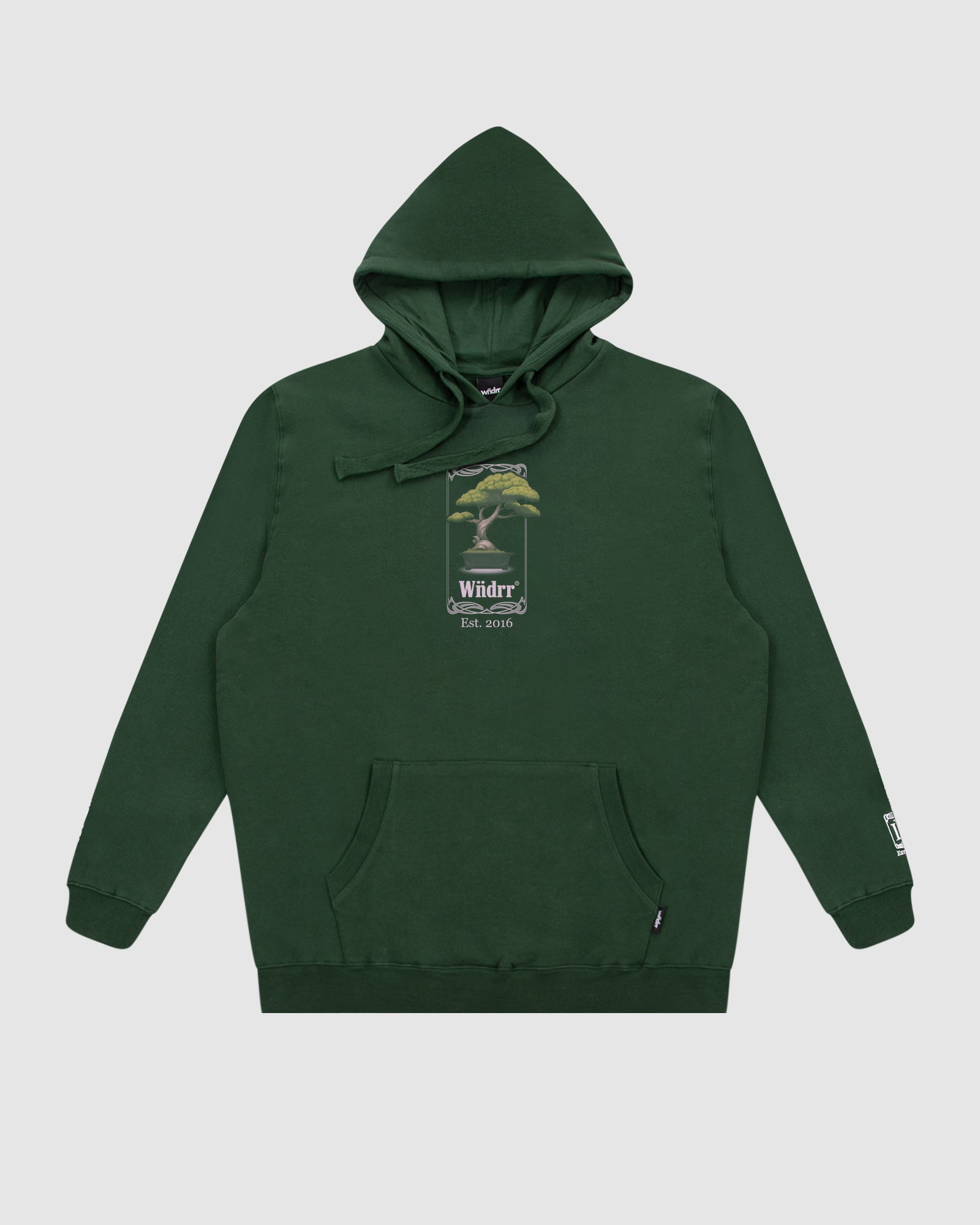 BONSAI HOOD SWEAT - FOREST GREEN