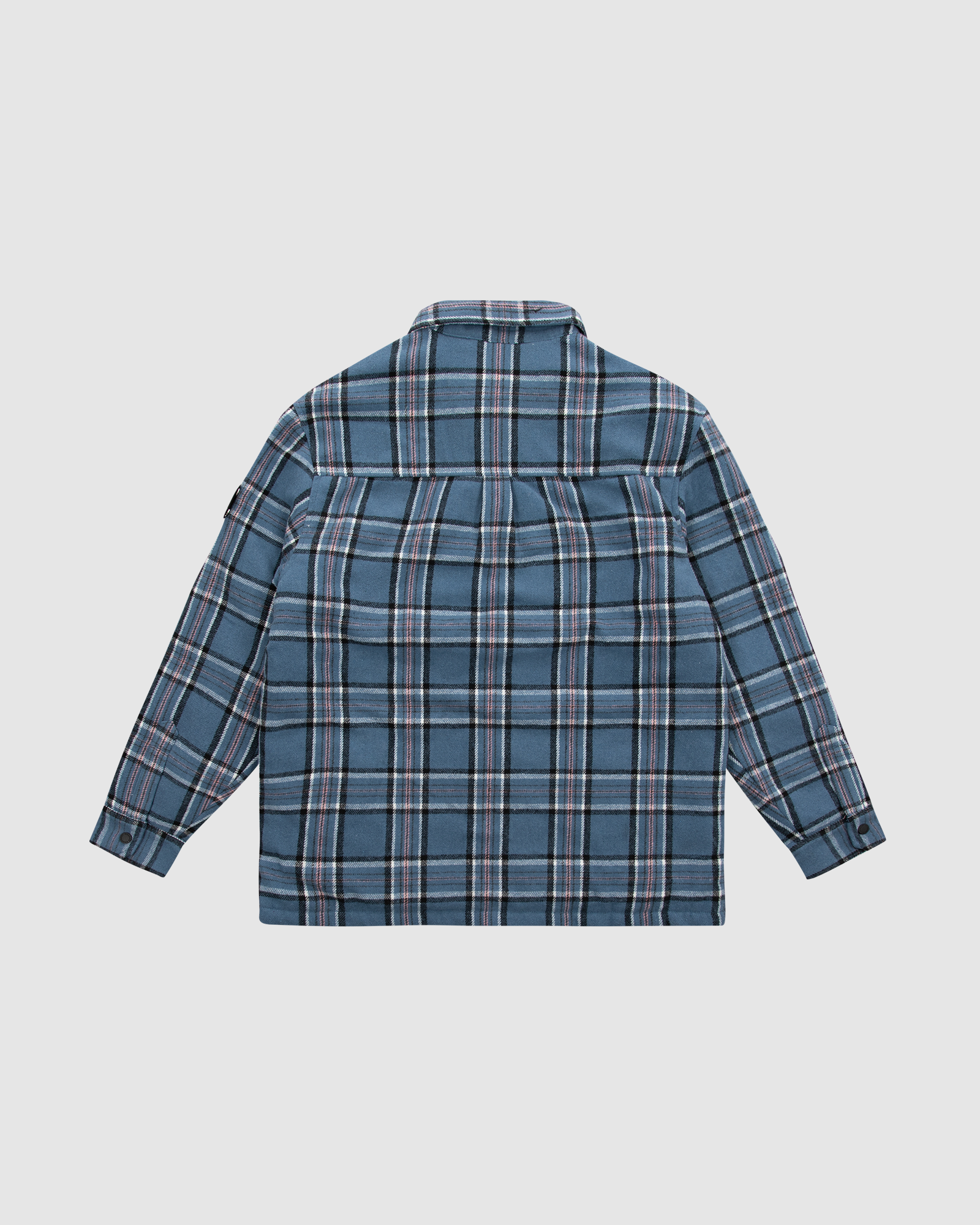 TUNNEL CHECK OVERSHIRT - BLUE