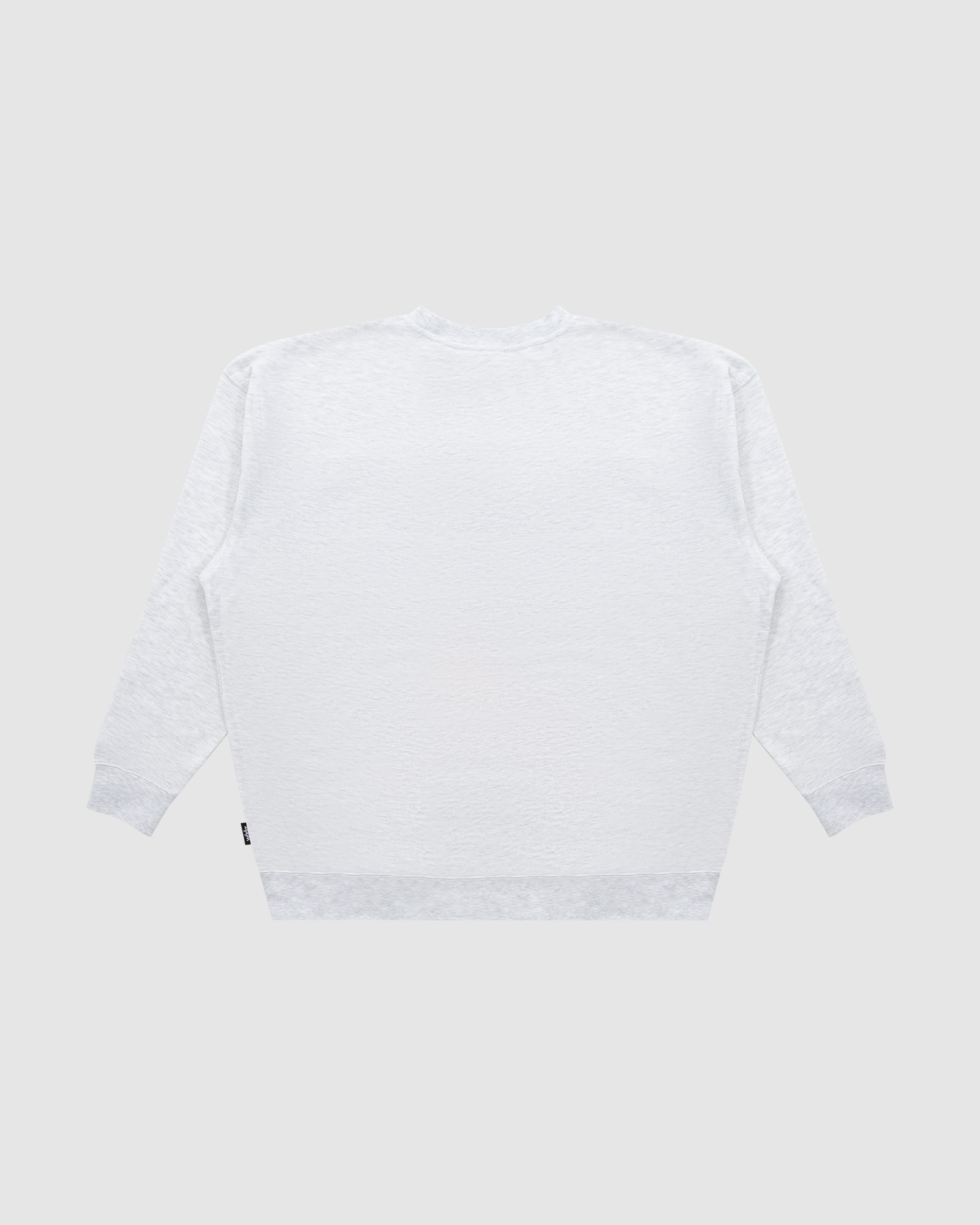 EXCHANGE PANEL CREW SWEAT - WHITE MARLE/NAVY