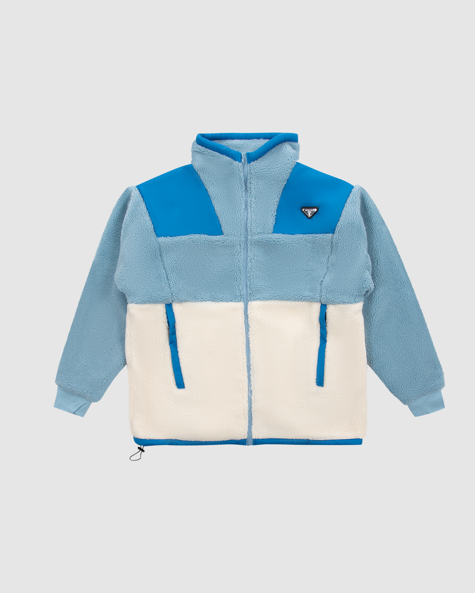 PARLAY SHERPA JACKET - BLUE/OFF WHITE